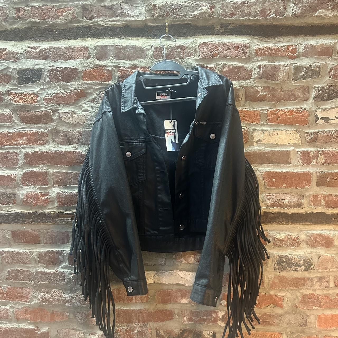 Fender × Wrangler Wrangler x Fender Fringe Denim Jacket Size S / US 4 / IT 40 - 1 Thumbnail