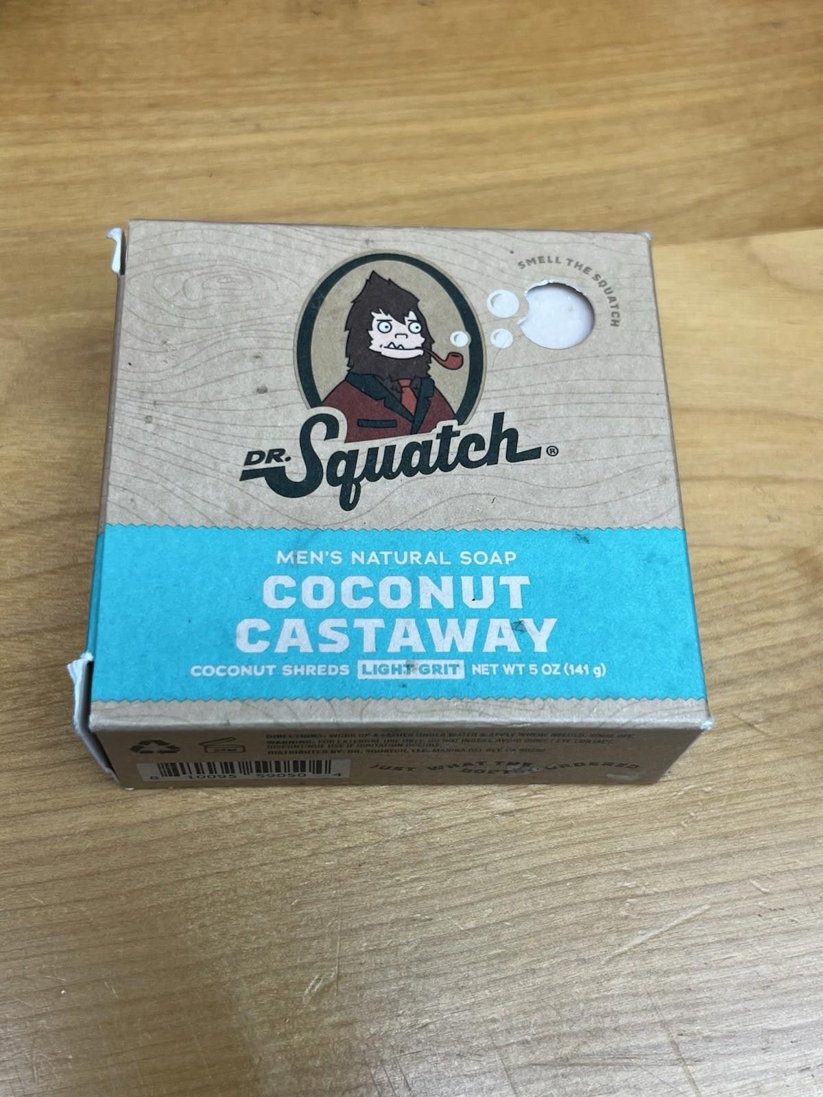 Other Dr. Squatch Coconut Castaway Men’s Soap 5 oz Brand NEW Seale Size ONE SIZE - 4 Thumbnail