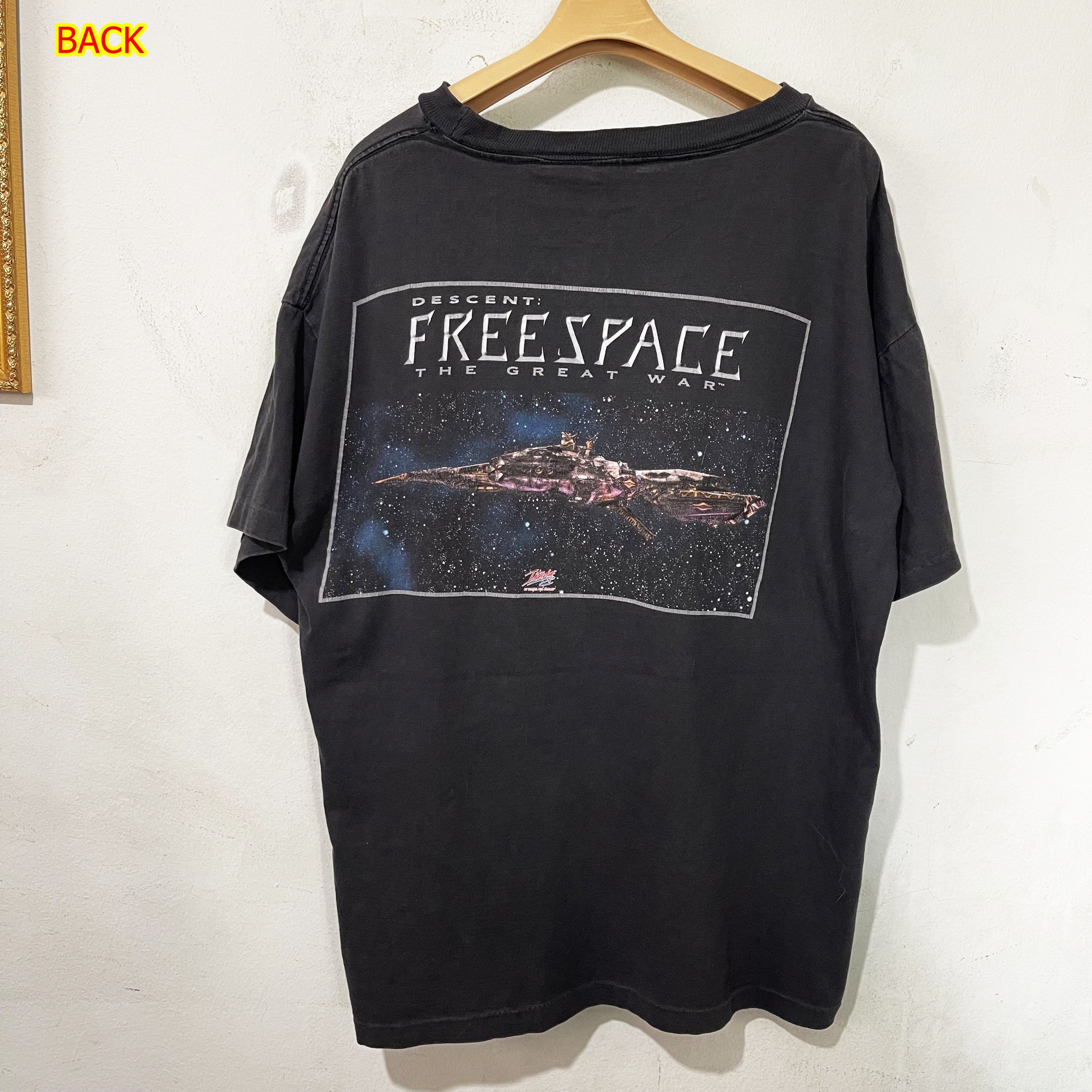 Vintage Vintage 1998 Descent FreeSpace The Great War T-Shirt Size US XL / EU 56 / 4 - 1 Thumbnail