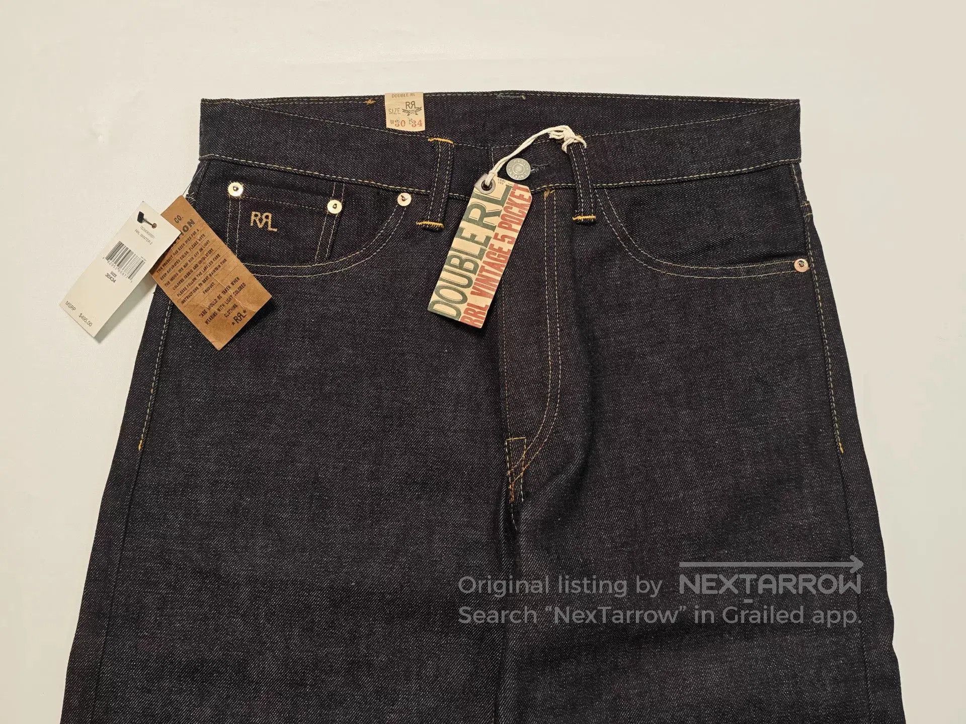 RRL Ralph Lauren Ralph Lauren RRL Vintage Denim Work Pants. Size US 30 / EU 46 - 2 Thumbnail