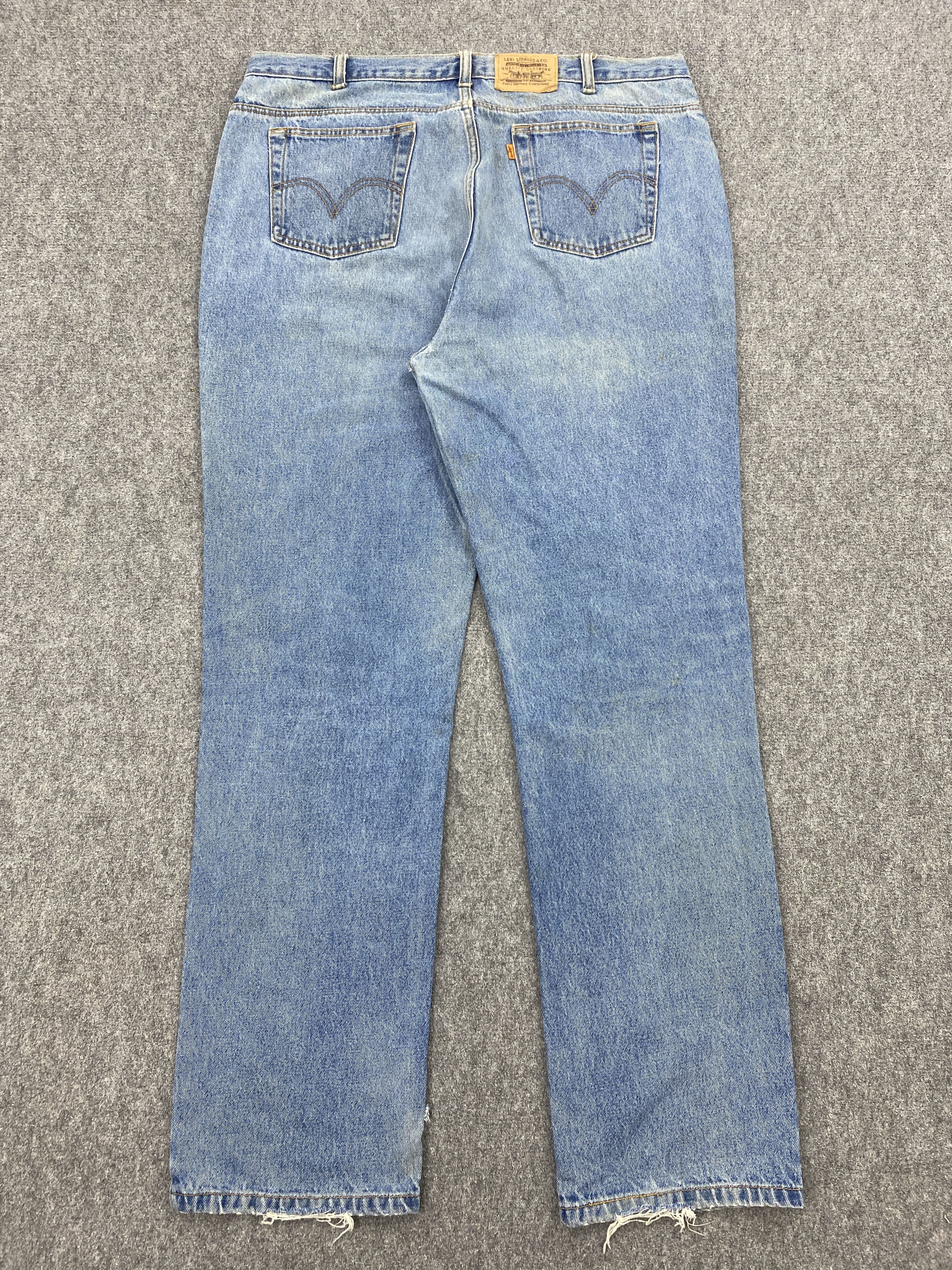 Levi's × Vintage Vintage 90s Levis Orange Tabs Jeans Size US 38 / EU 54 - 3 Thumbnail