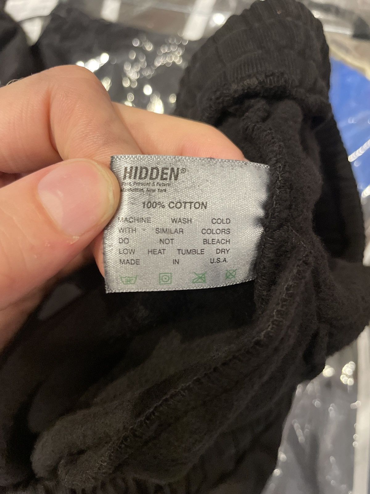 Asics × HIDDEN Hidden x Asics Running Man Sweatpants Black Size US 38 / EU 54 - 4 Thumbnail