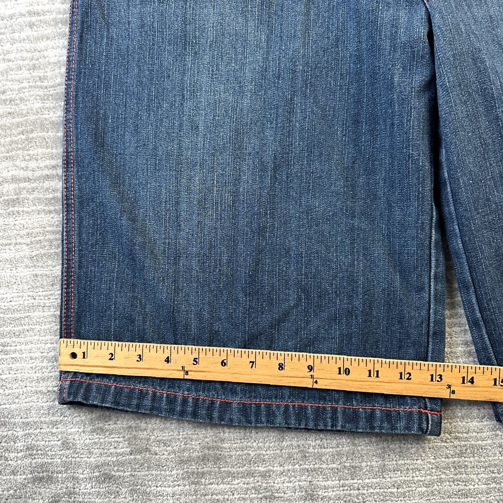Vintage VINTAGE 5ive Jungle Jean Shorts Mens 40 Blue Jorts Baggy Hip Hop Y2K 90s Mens Size US 40 / EU 56 - 7 Thumbnail