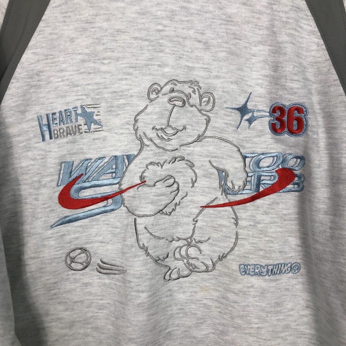 Japanese Brand 📌Vintage Sweatshirt Crewneck Big Logo Bear Embroidery Size US M / EU 48-50 / 2 - 14 Thumbnail
