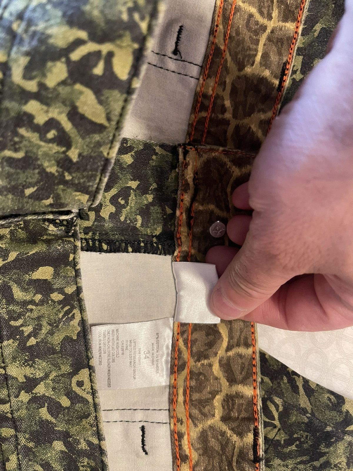 LRG LRG vintage GREEN CAMO GIRAFFE pants Size 34. RARE Size US 34 / EU 50 - 11 Thumbnail