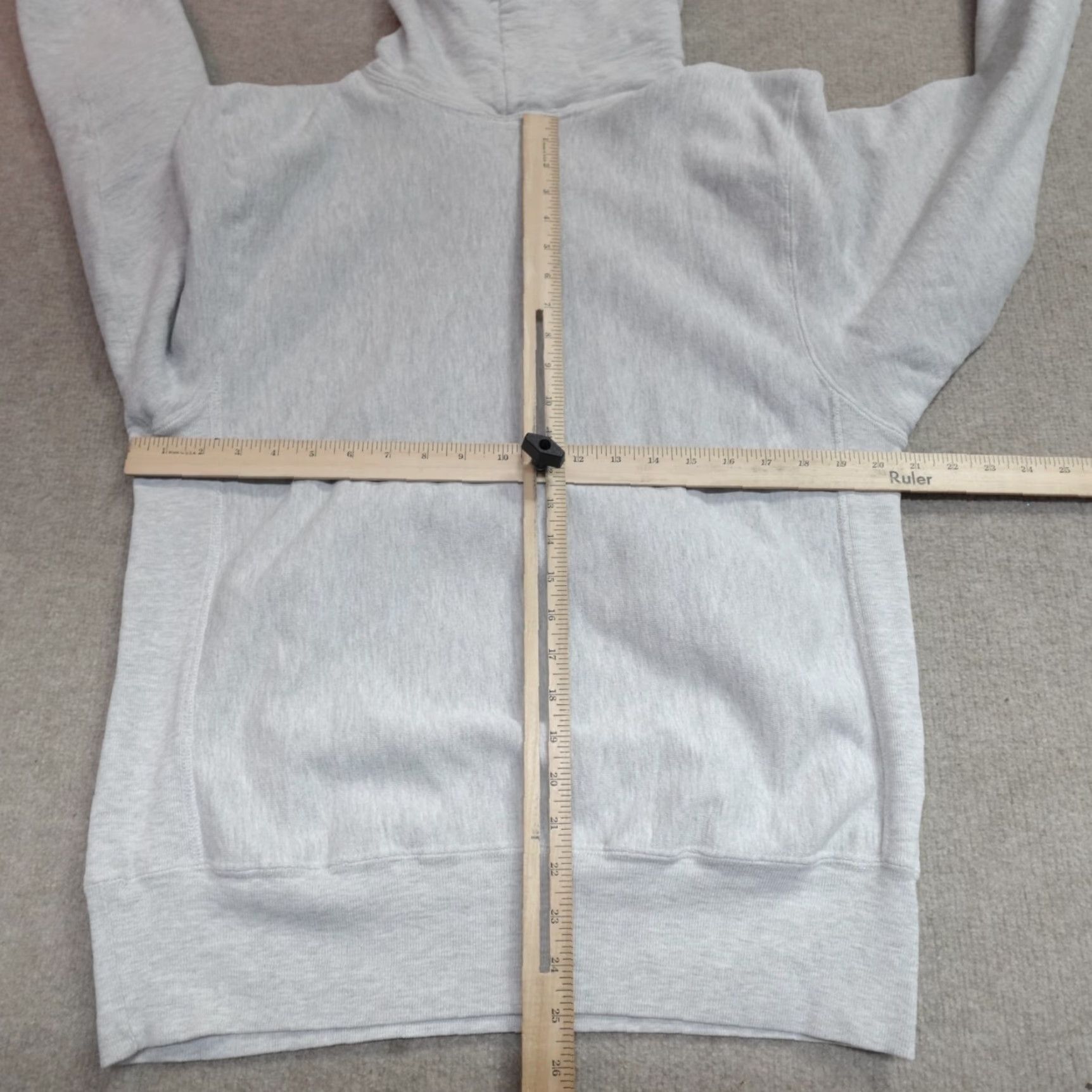 Vintage VINTAGE Champion Sweater Hoodie M Men Gray Reverse Weave USA Blank Pullover Size US M / EU 48-50 / 2 - 6 Thumbnail