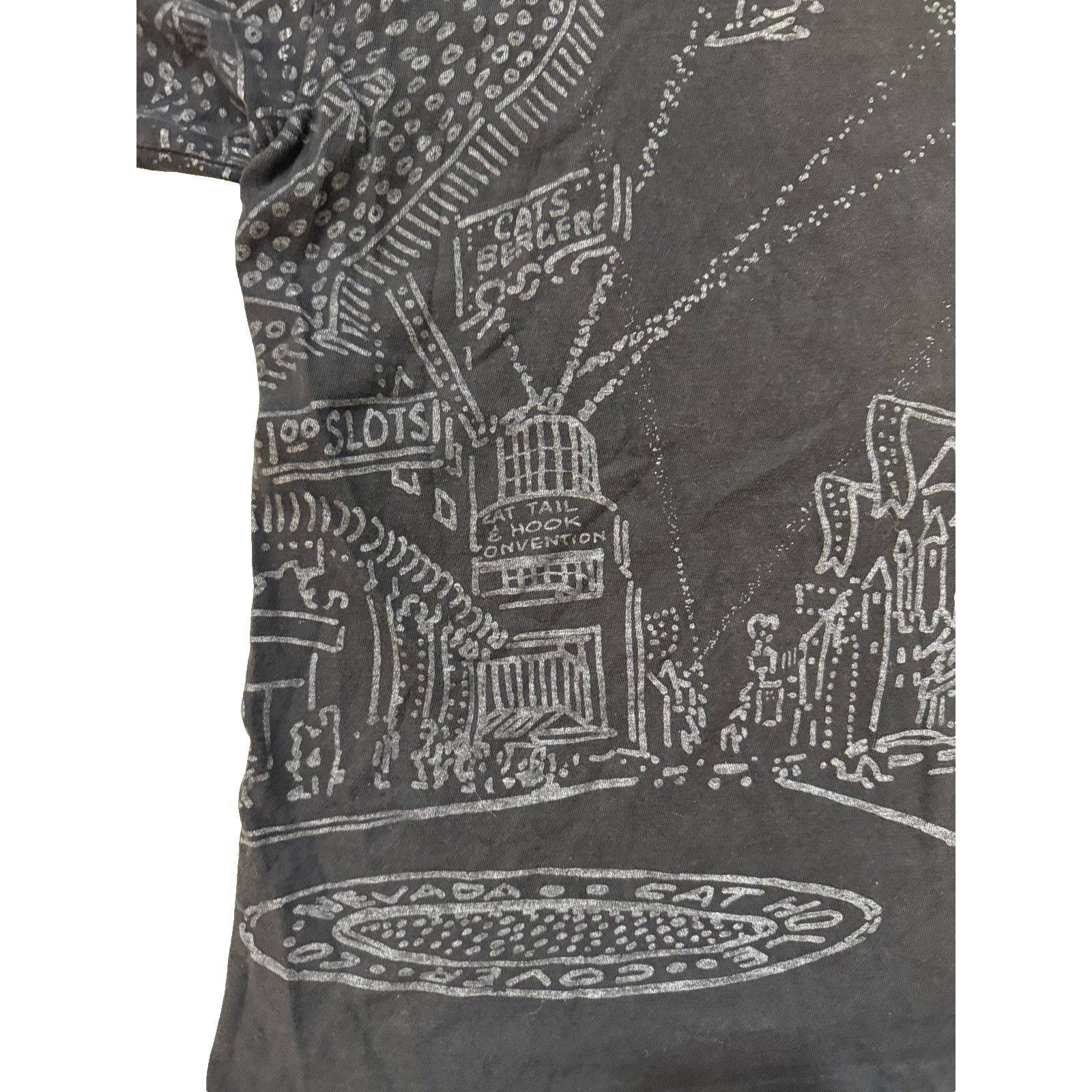& Other Stories Vintage 90s Kool Kats Shirt Men MED Biker Casino AOP Size US M / EU 48-50 / 2 - 8 Thumbnail