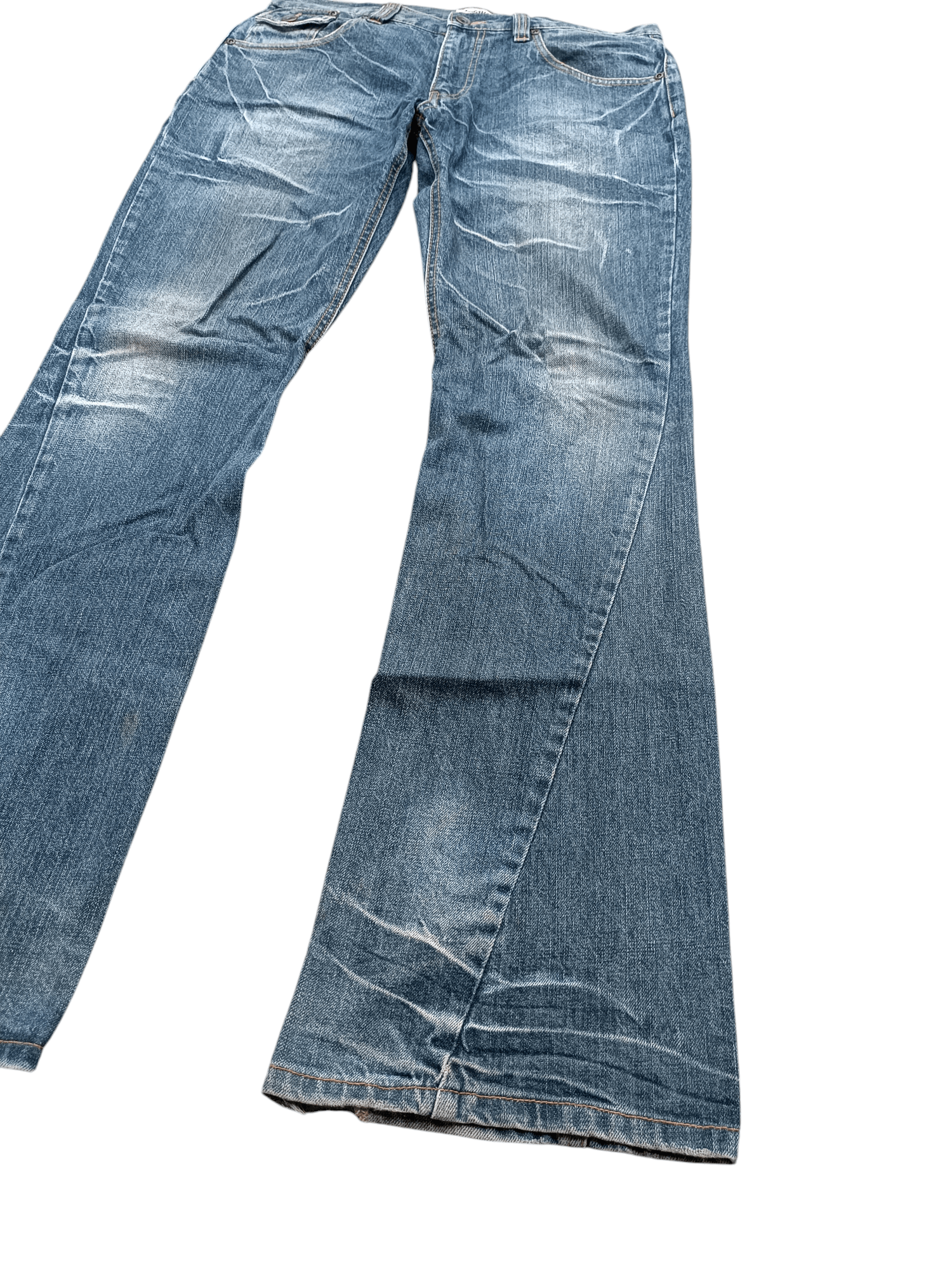 Japanese Brand Nylaus Jeans Flare Distressed Denim Style Size US 34 / EU 50 - 1 Thumbnail