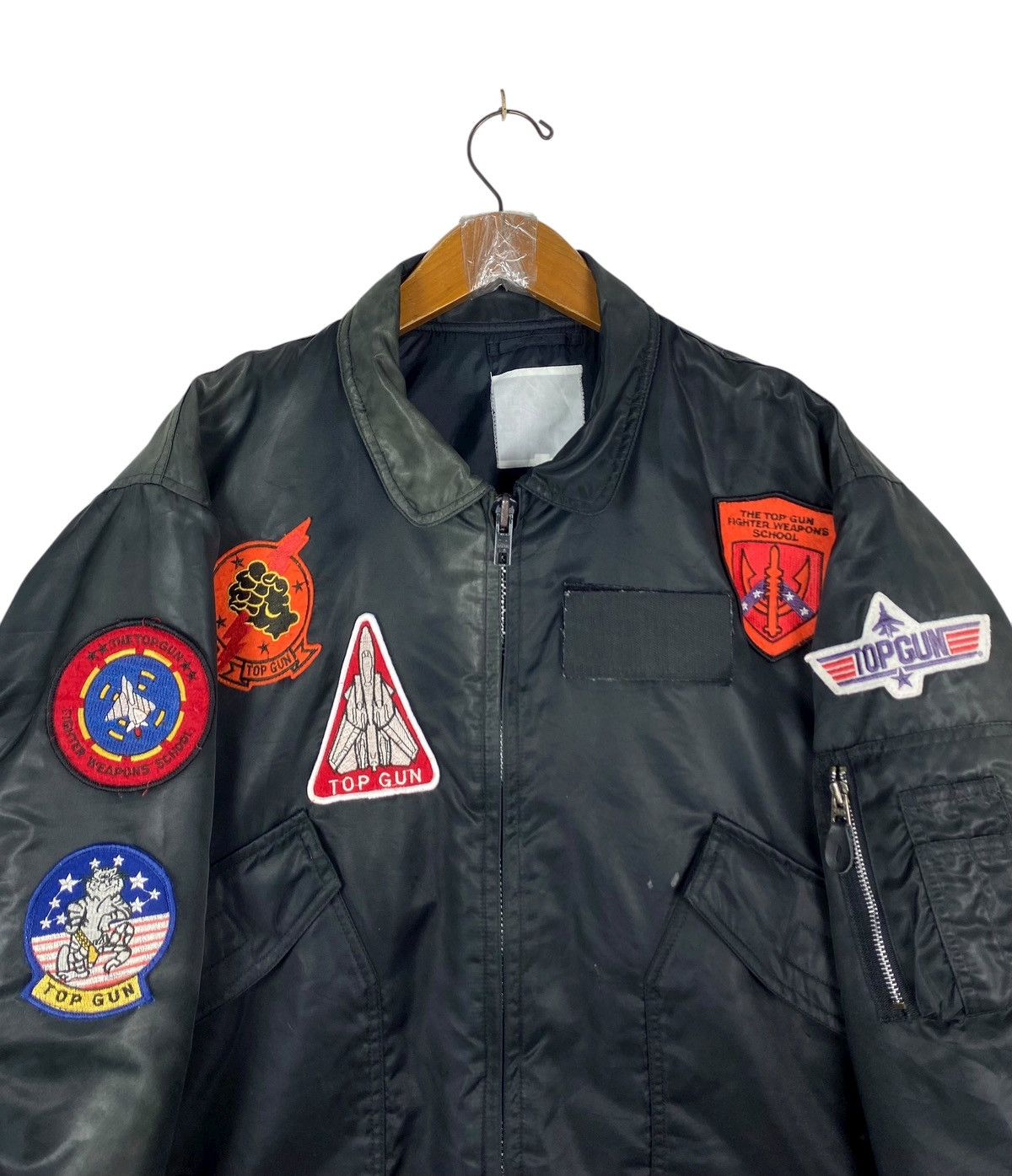 Vintage Rare‼️ Vintage Top Gun MA-1 Flight Bomber Jacket Size US M / EU 48-50 / 2 - 4 Thumbnail