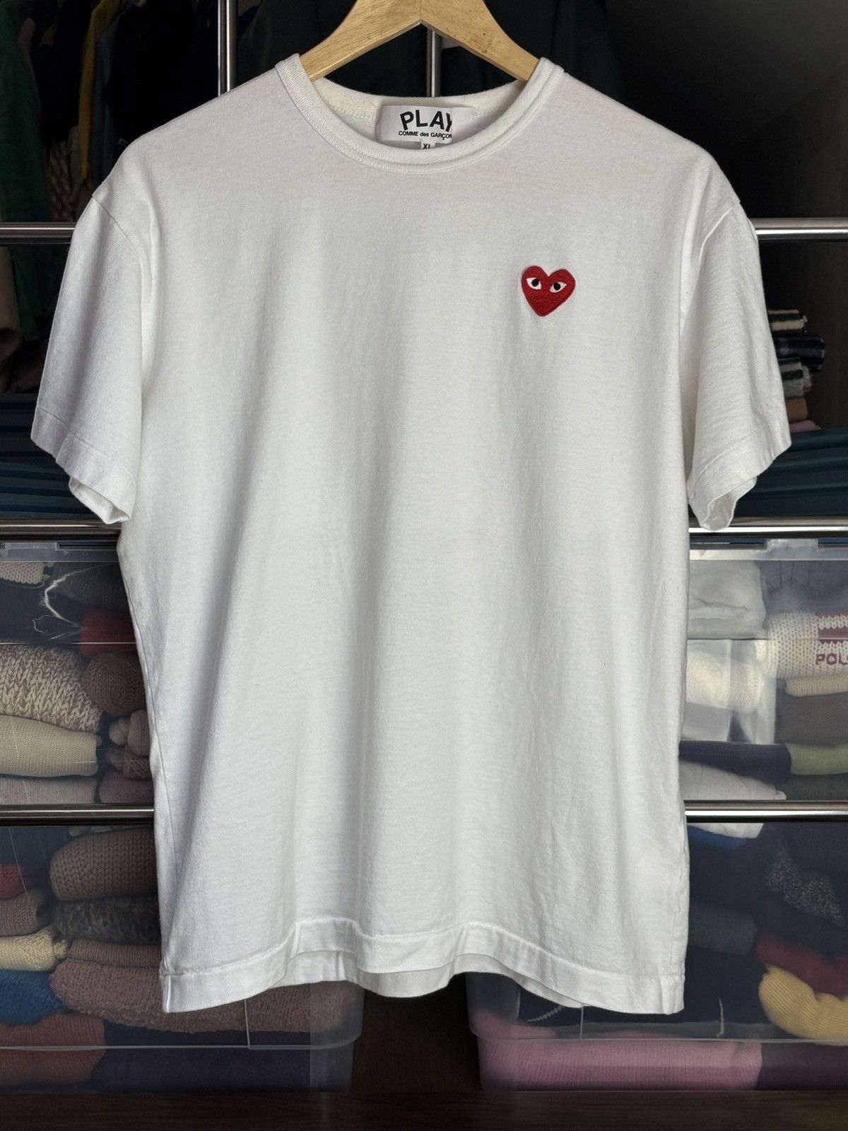 Comme Des Garcons Play Heart Logo T-Shirt Japanese