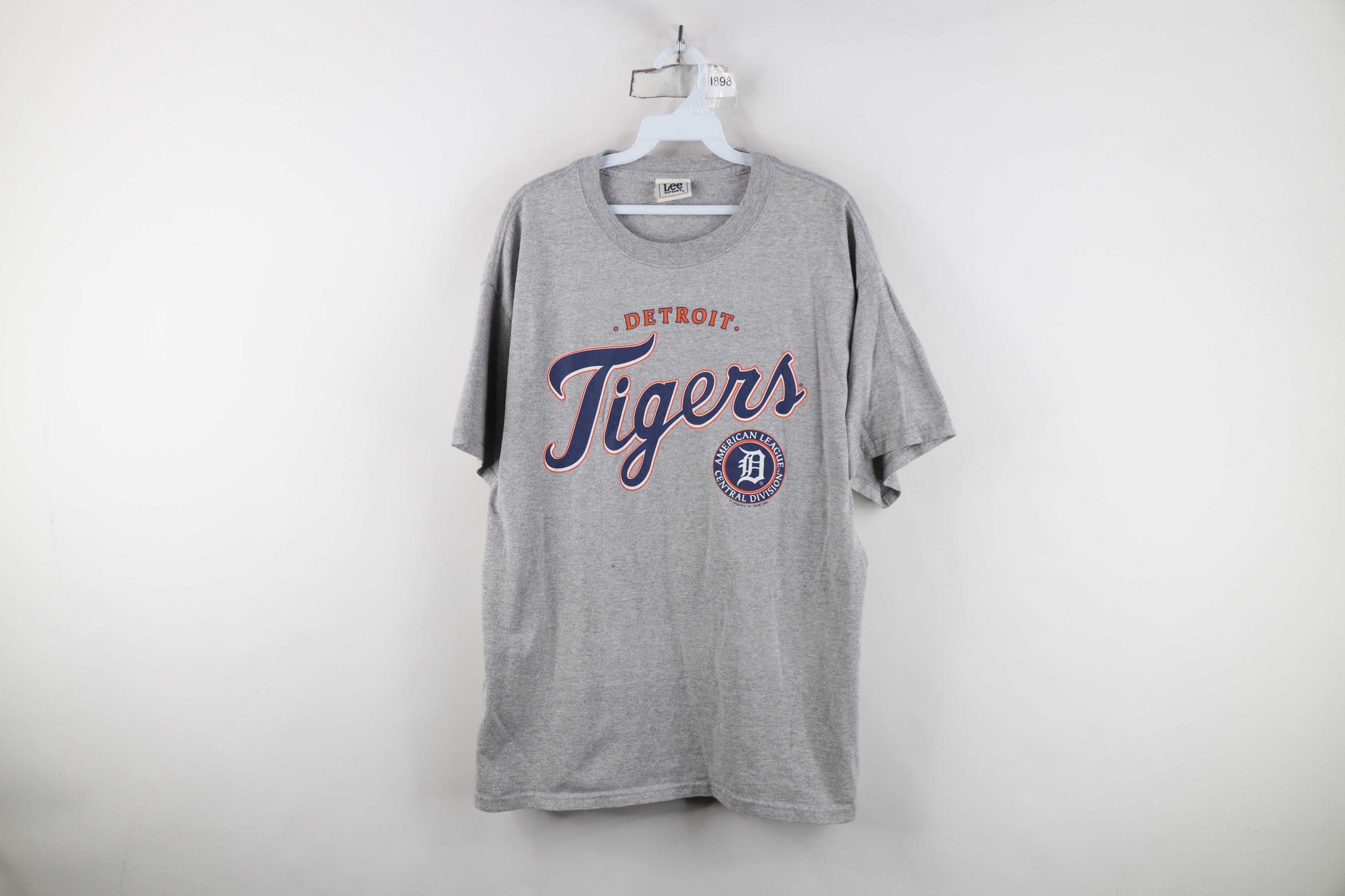 Vintage Vintage Y2K 2006 Script Detroit Tigers Baseball T-Shirt Size US L / EU 52-54 / 3 - 1 Thumbnail
