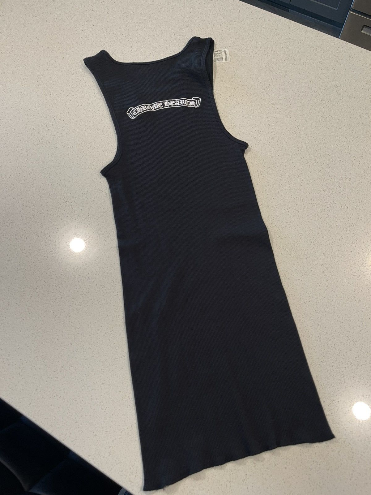 Chrome Hearts Chrome Hearts Scroll Logo Black Tank Size US M / EU 48-50 / 2 - 5 Thumbnail