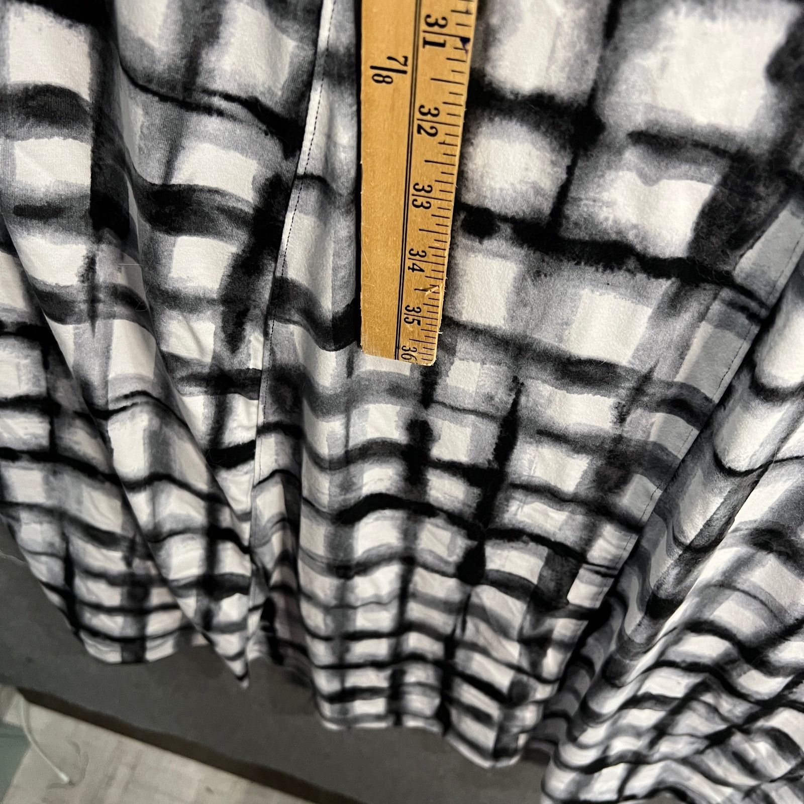 Other Cuddl Duds Flexwear Paneled Maxi Dress Black Gingham Size XS / US 0-2 / IT 36-38 - 6 Thumbnail