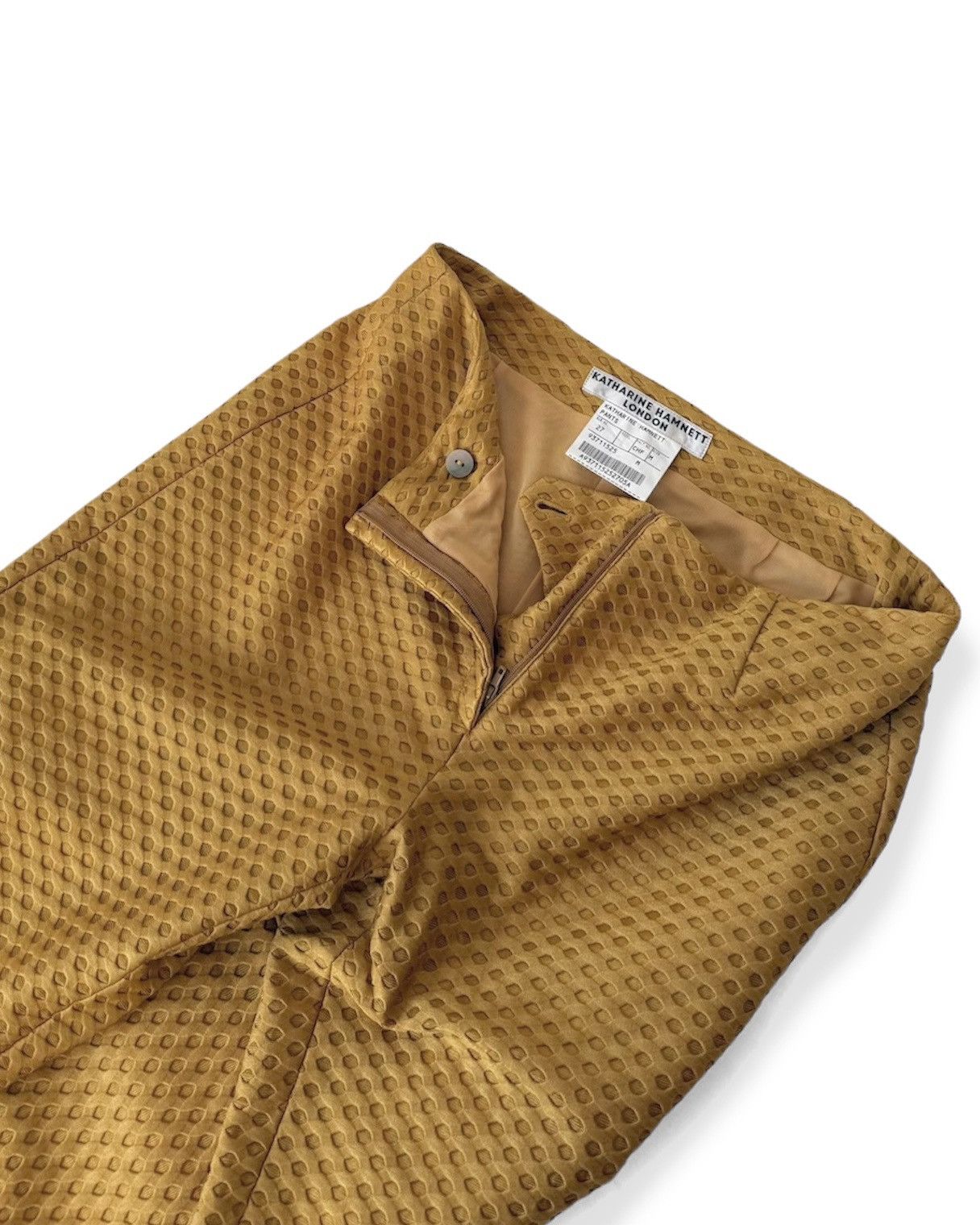 Katharine Hamnett London KATHARINE HAMNETT FLARED PANTS Size 29" - 3 Thumbnail