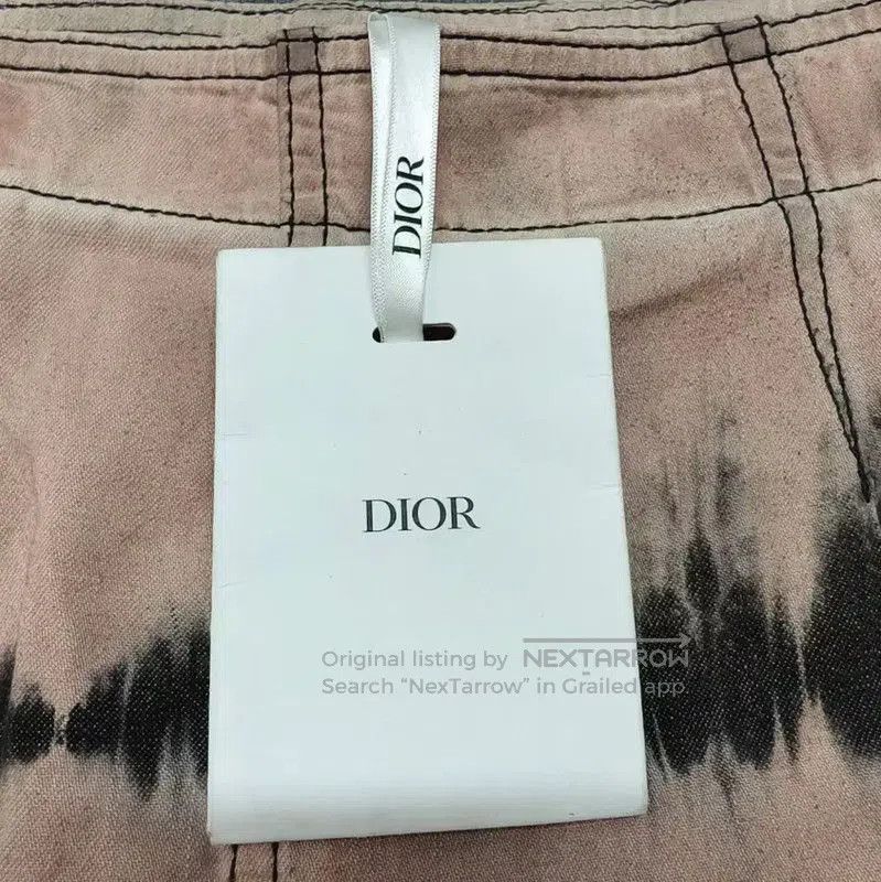 Dior Dior Pink Tie. Size 22" - 6 Thumbnail