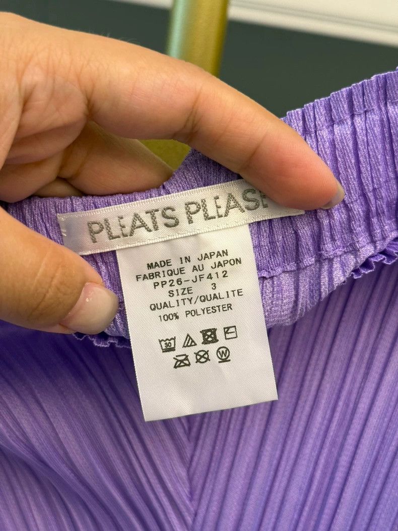 Issey Miyake Issey Miyake size:3 Purple pleated pants Size 42" / US 20 - 3 Thumbnail