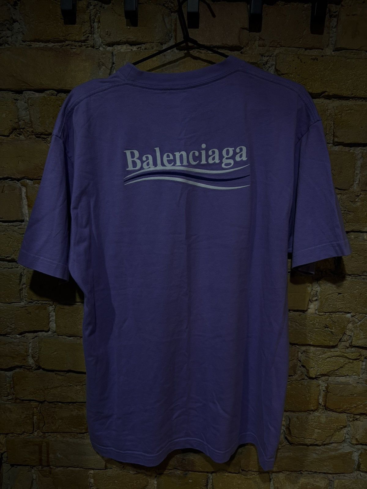 Balenciaga balenciaga embroidered campaign tee Size US XS / EU 42 / 0 - 2 Thumbnail