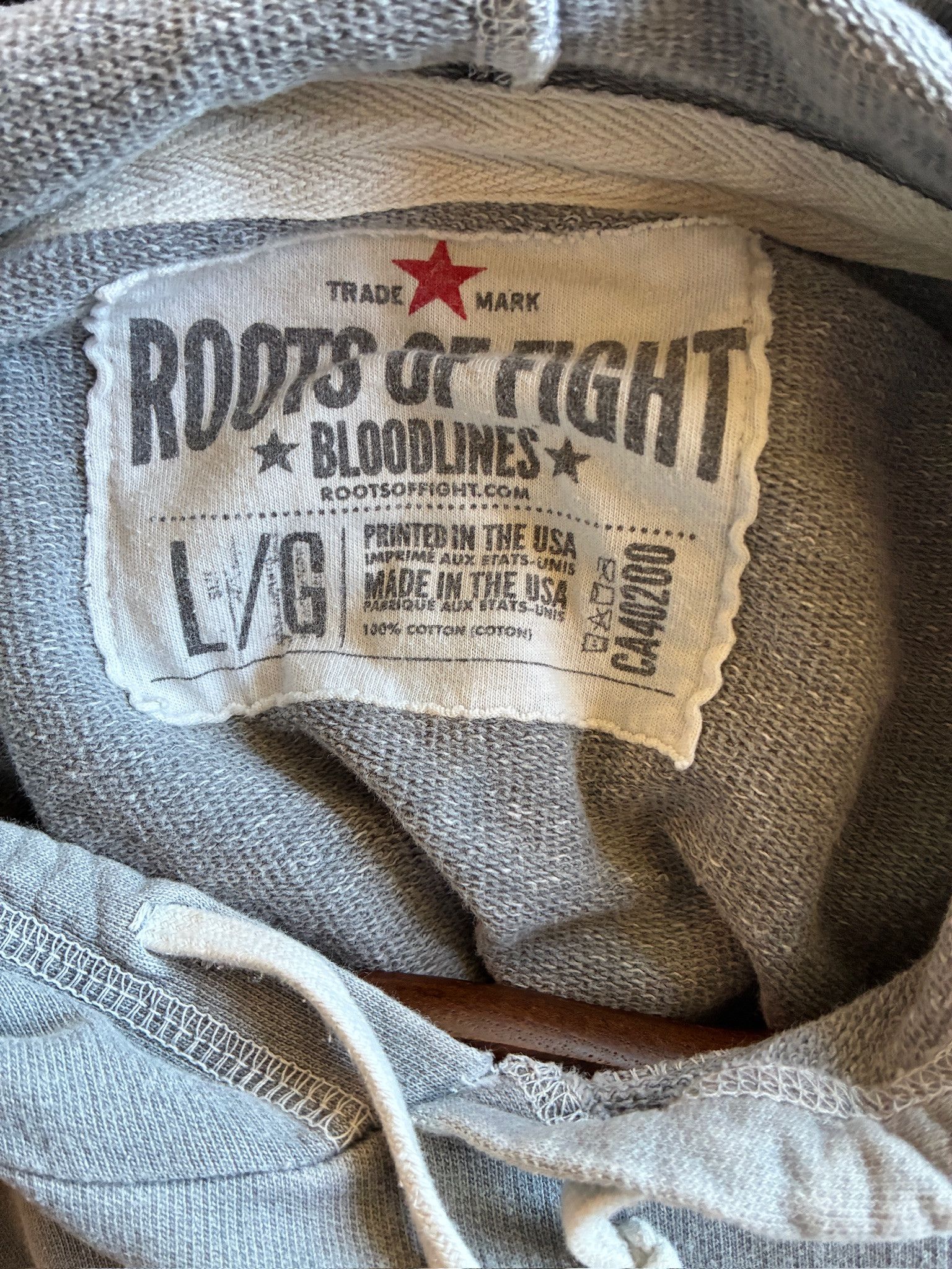 Roots Of Flight Roots of Fight Mike Tyson Brooklyn 1986 Gray Hoodie L Rare Size US L / EU 52-54 / 3 - 3 Thumbnail