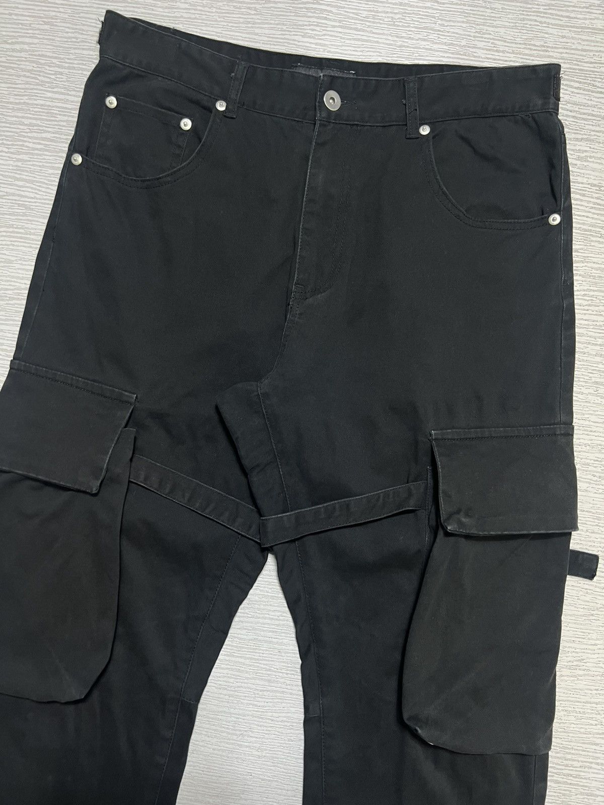 Vuja De Vuja De - Bondage Flared Cargo Pants Size US 30 / EU 46 - 3 Thumbnail