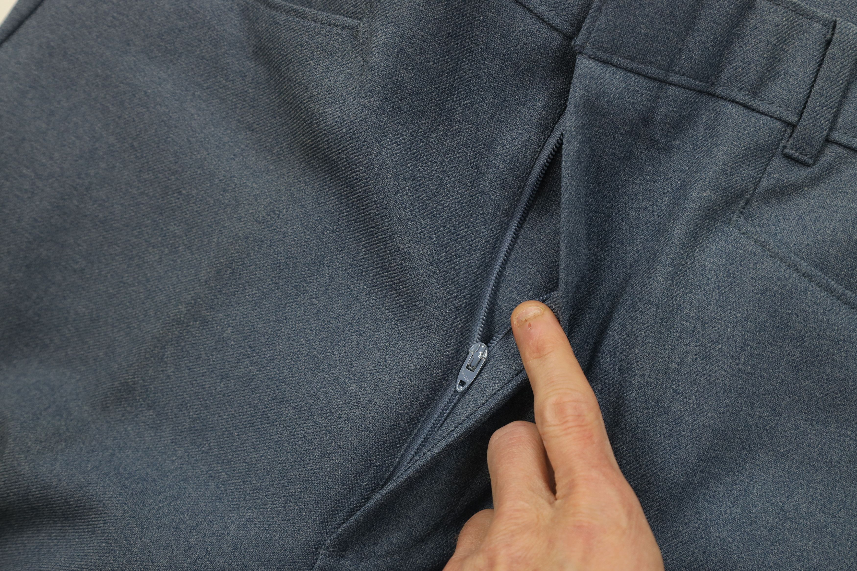 Levi's Vintage 80s Levis Knit Chino Pants Trousers Blue USA Size US 34 / EU 50 - 8 Thumbnail