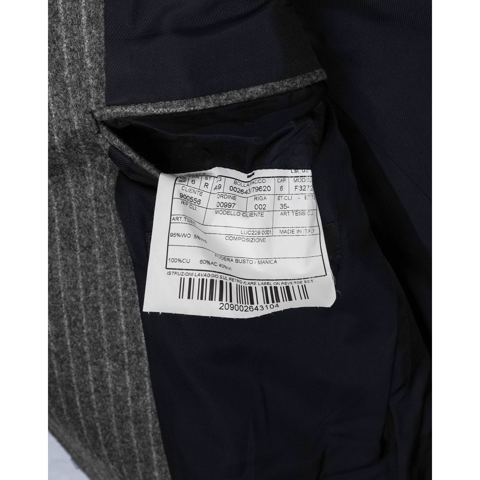 Boglioli Vintage boglioli classic gray pinstripe wool blazer jacket Size US L / EU 52-54 / 3 - 12 Thumbnail