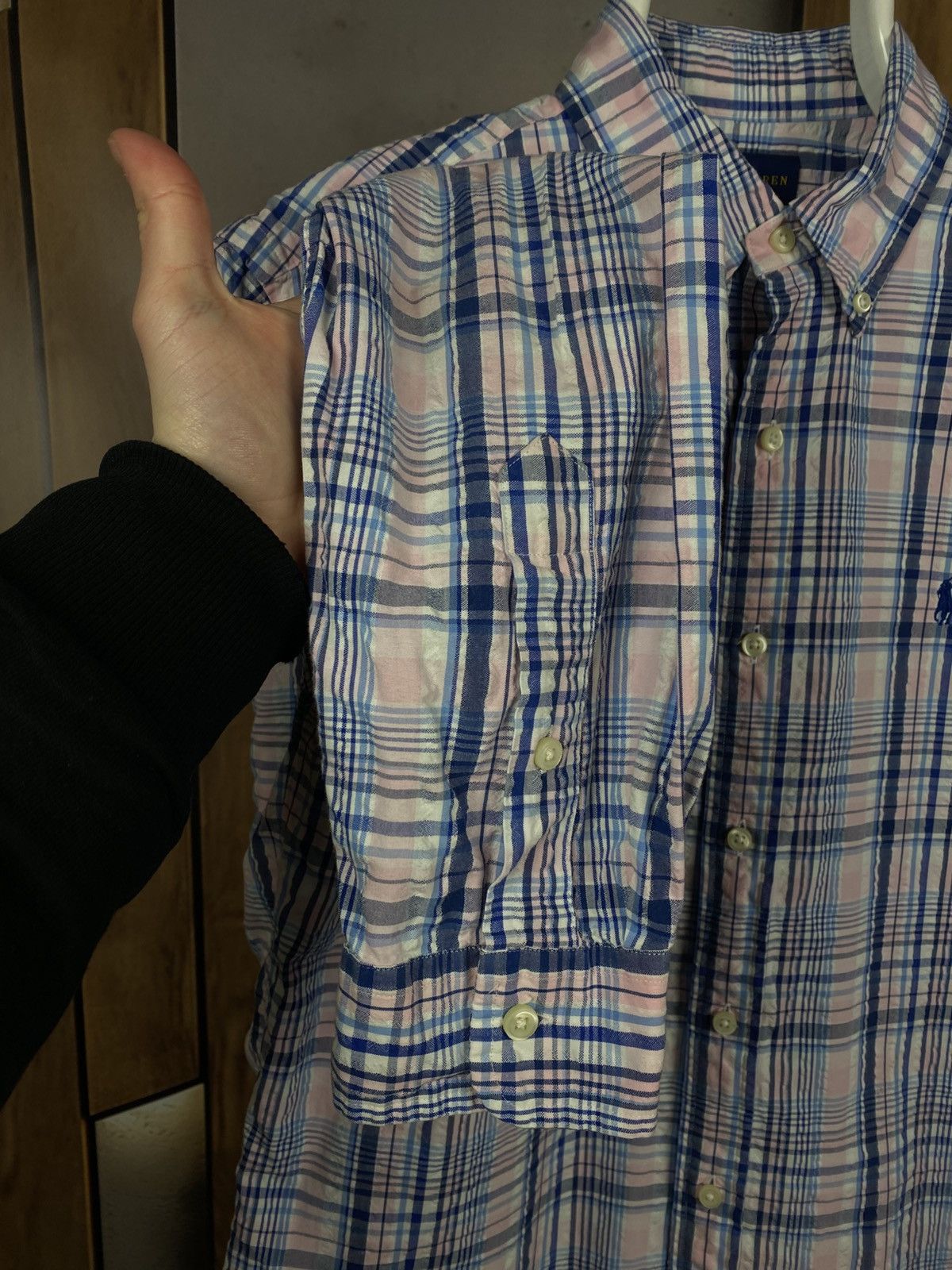 Polo Ralph Lauren 🎠Vintage Shirt Button Up Polo Ralph Lauren Flannel Pony Tee🎠 Size US L / EU 52-54 / 3 - 3 Thumbnail