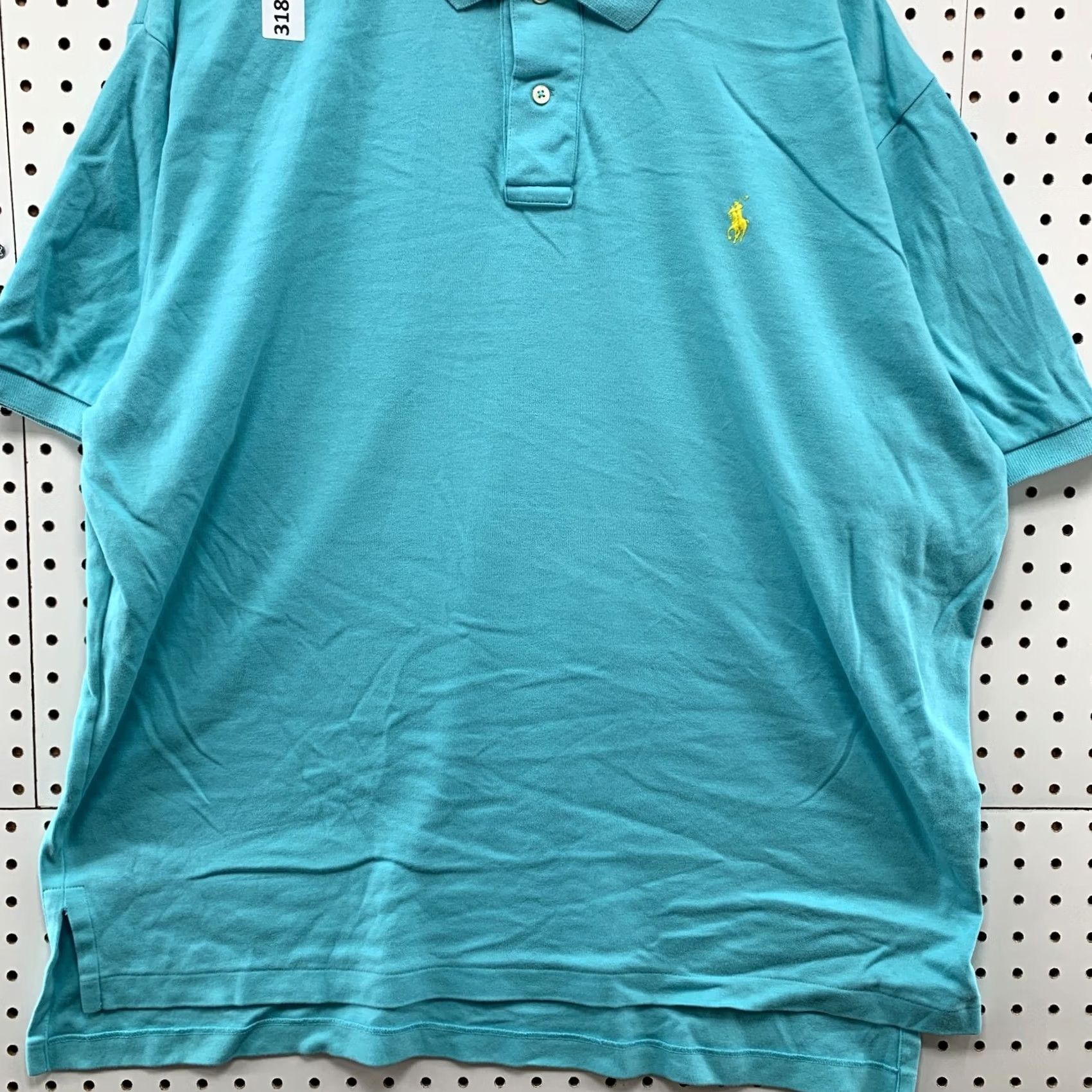 Polo Ralph Lauren Polo Ralph Lauren Shirt Mens XL Blue Collared Yellow Pony Casual 27x30 Size US XL / EU 56 / 4 - 6 Thumbnail