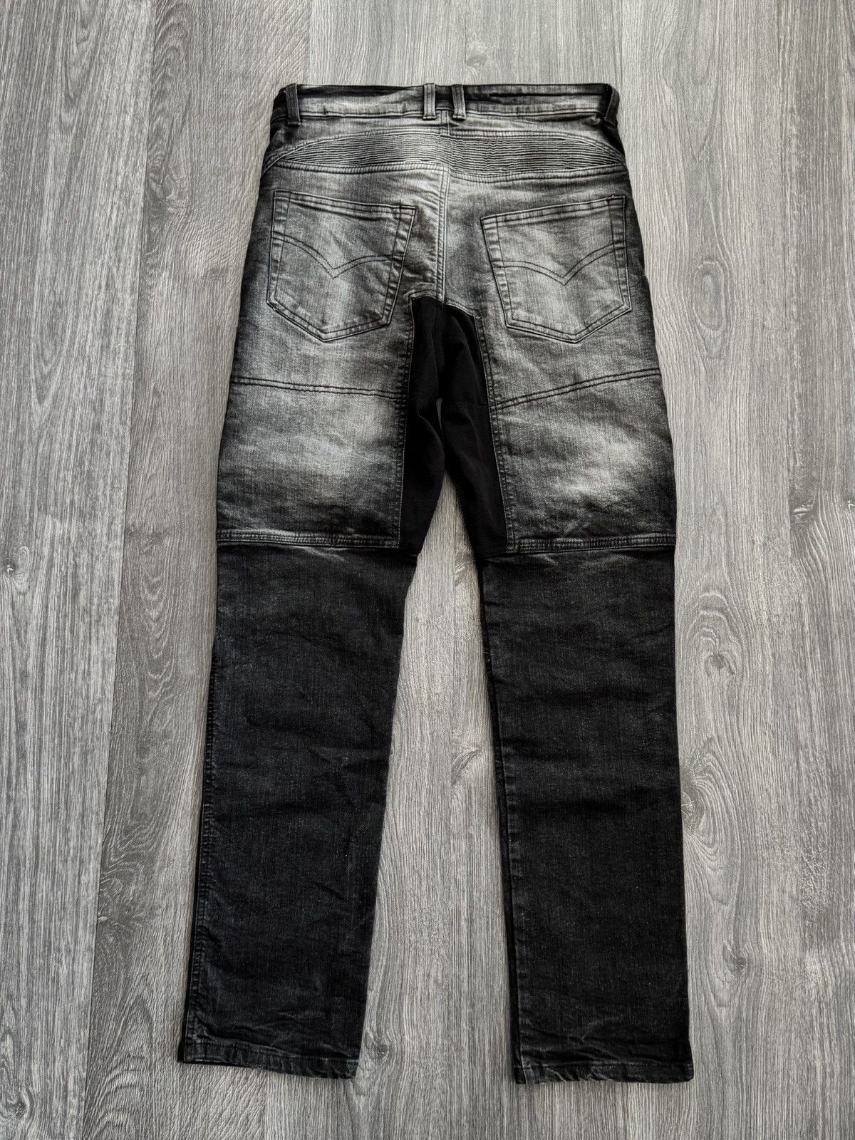 Japanese Brand Y2K Vintage Balenciaga /Amiri Style Zip Jeans Size US 32 / EU 48 - 5 Thumbnail