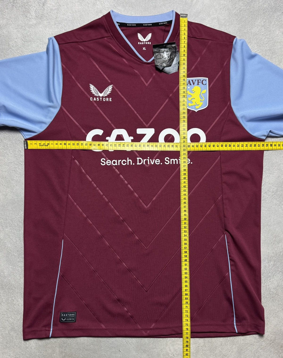 Castore Aston Villa 2022 2023 Home Shirt Soccer Jersey Castore Size US XL / EU 56 / 4 - 21 Thumbnail
