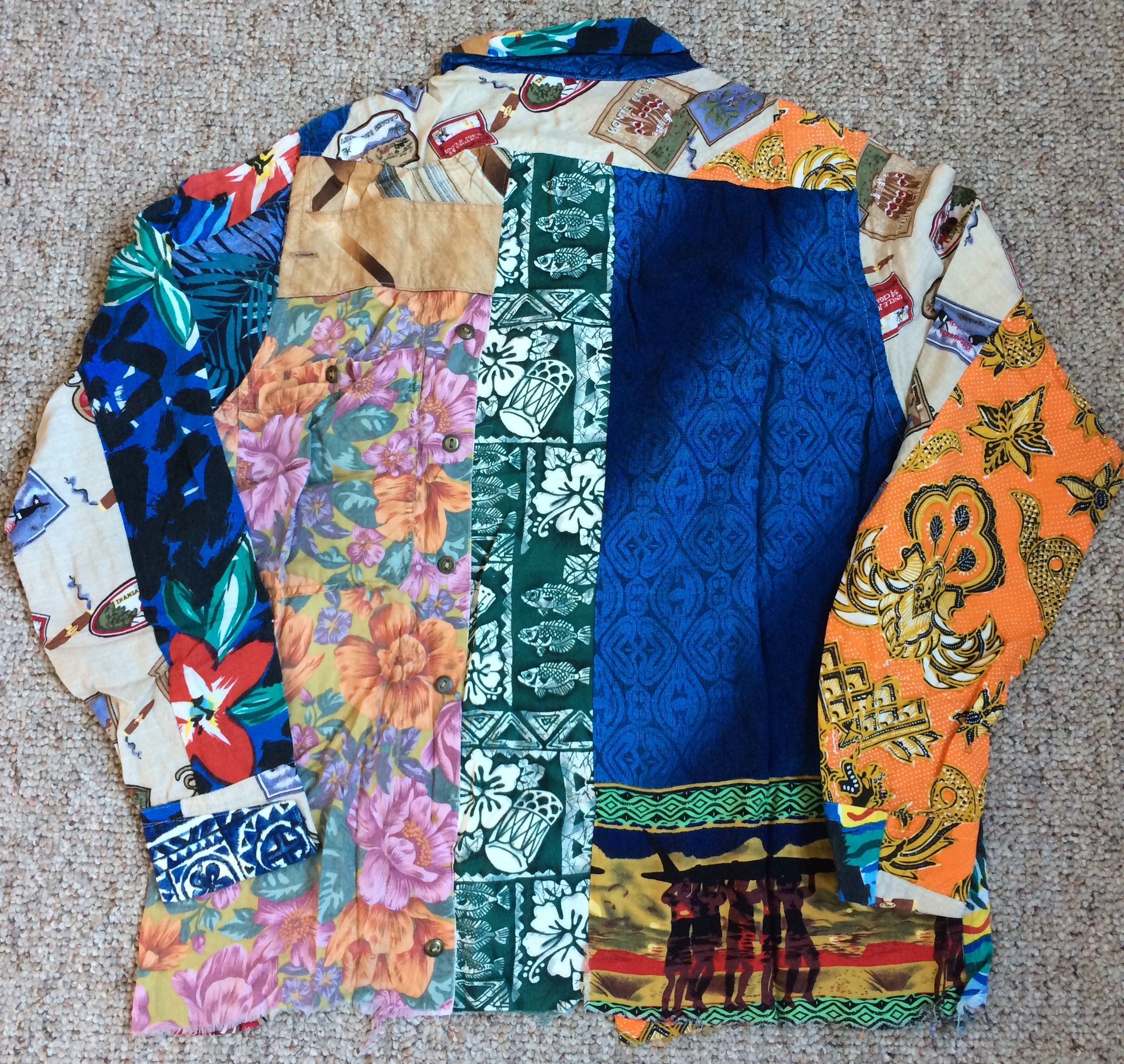 Needles NEW Rebuild by Needles Patchwork Button-Up Shirt Size US M / EU 48-50 / 2 - 4 Thumbnail