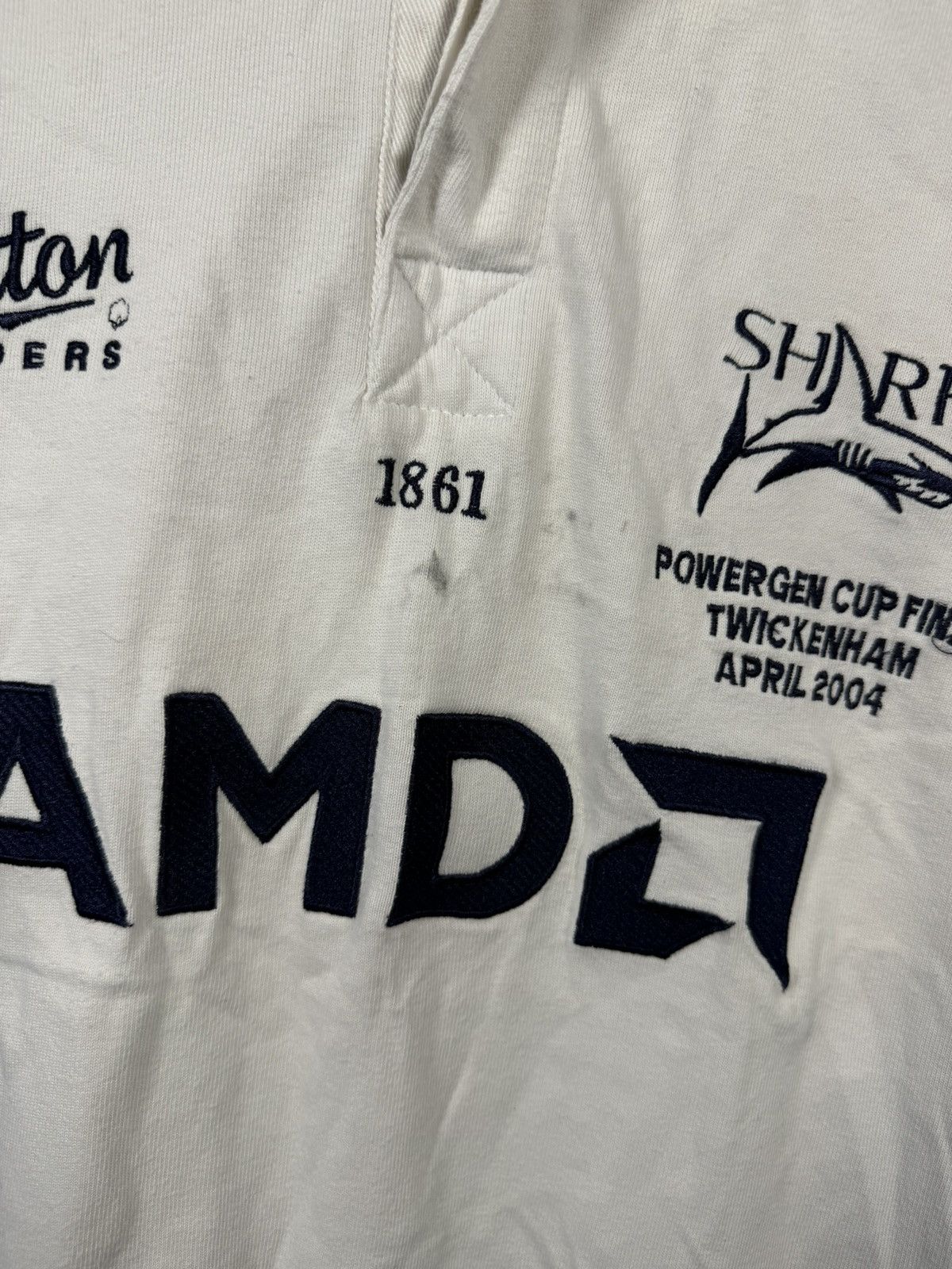 Cotton Traders × Vintage Vintage Sale Sharks Rugby Shirt S Cotton Traders 2004 Jersey Size US S / EU 44-46 / 1 - 8 Thumbnail