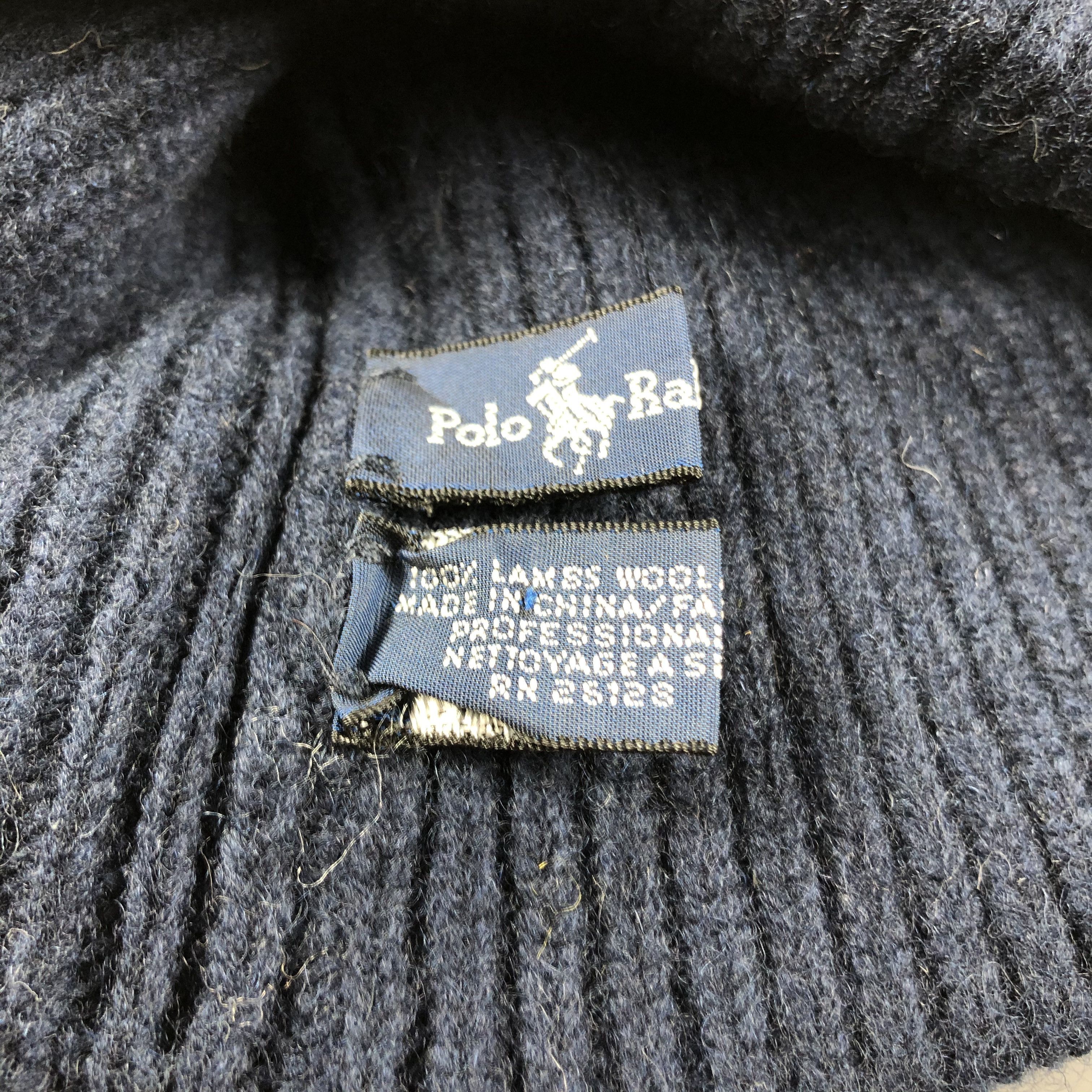Polo Ralph Lauren Polo Ralph Lauren Wool Fisherman Beanie Snowcap B765 Size ONE SIZE - 5 Thumbnail