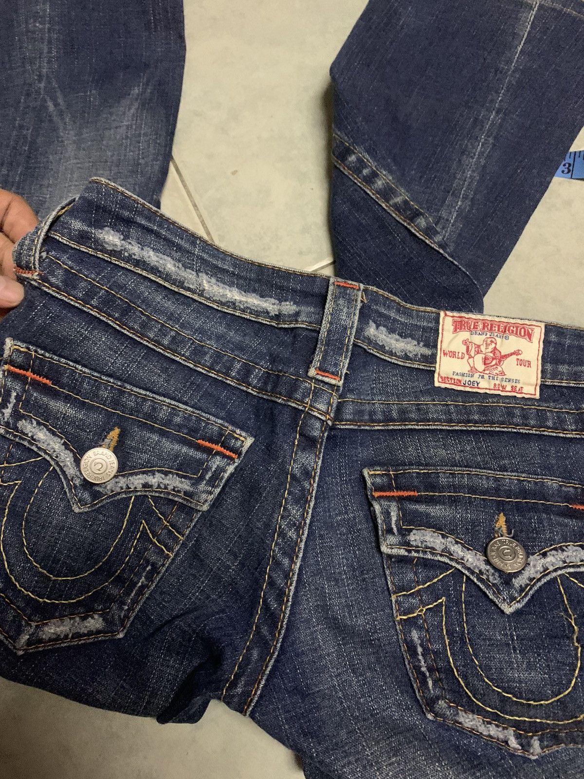 True Religion True Religion Distressed Flare Denim Size 26" / US 2 / IT 38 - 7 Thumbnail