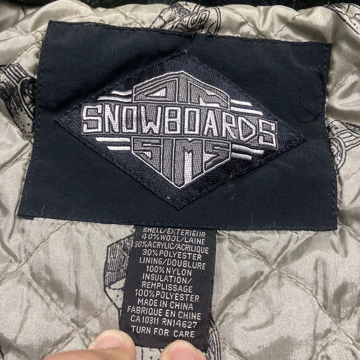 Vintage Vintage Sims Snowboard Checkered Wool Jacket Size US XL / EU 56 / 4 - 5 Thumbnail