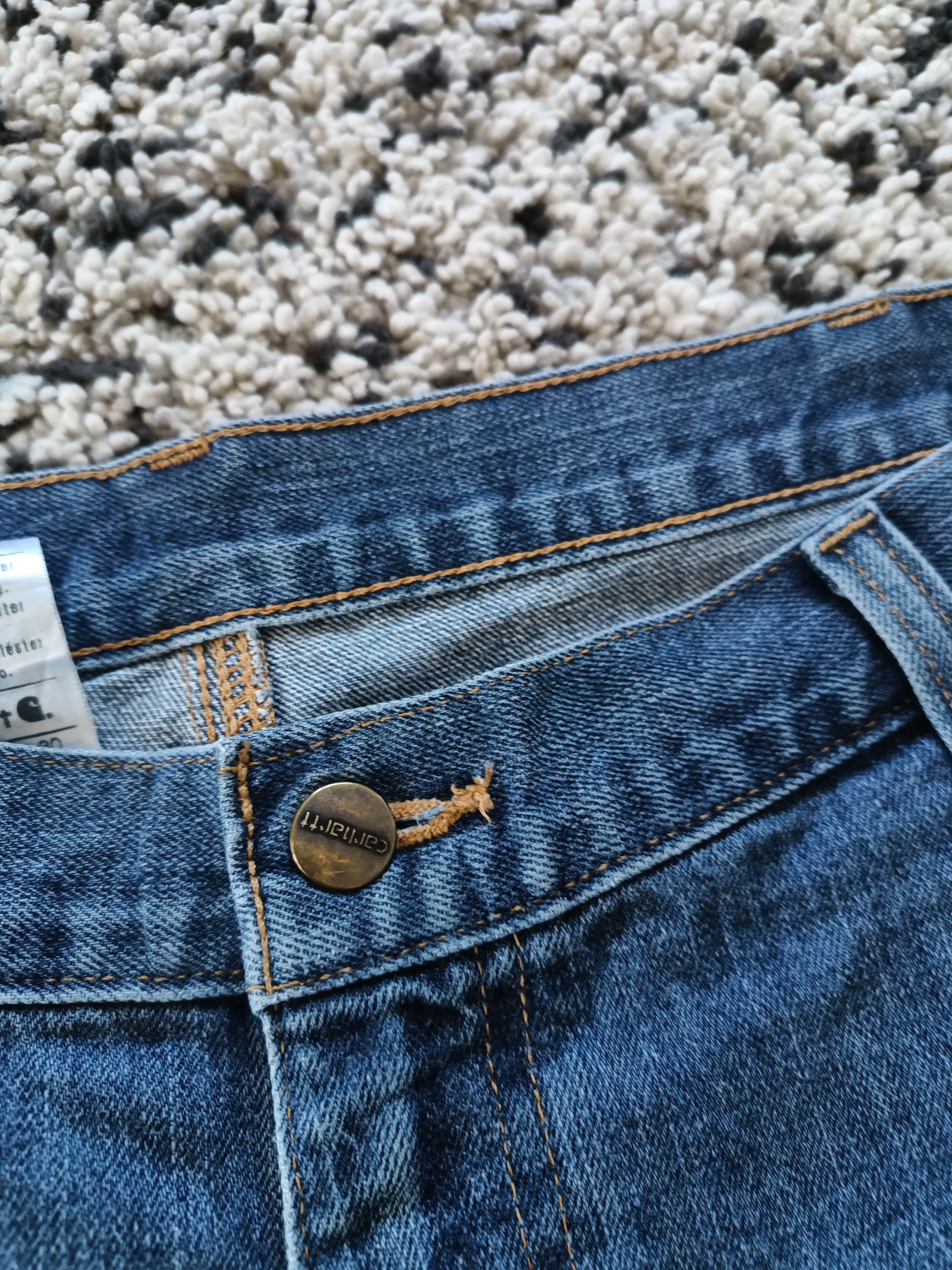 Carhartt × Vintage Vintage crazy thrashed Carhartt work wear pants Size US 42 / EU 58 - 8 Thumbnail