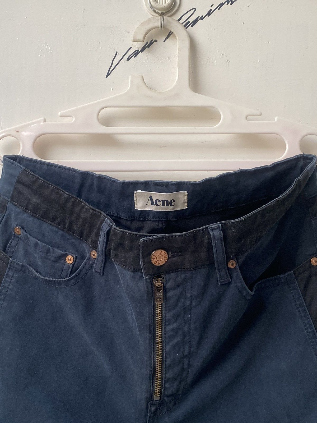 Acne Studios ACNE STUDIOS Double Knee Soft Suede Jeans Size 29" - 3 Thumbnail