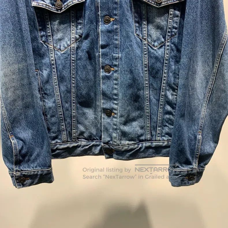 Balenciaga Balenciaga Logo Embroidered Denim Jacket Size US M / EU 48-50 / 2 - 4 Thumbnail