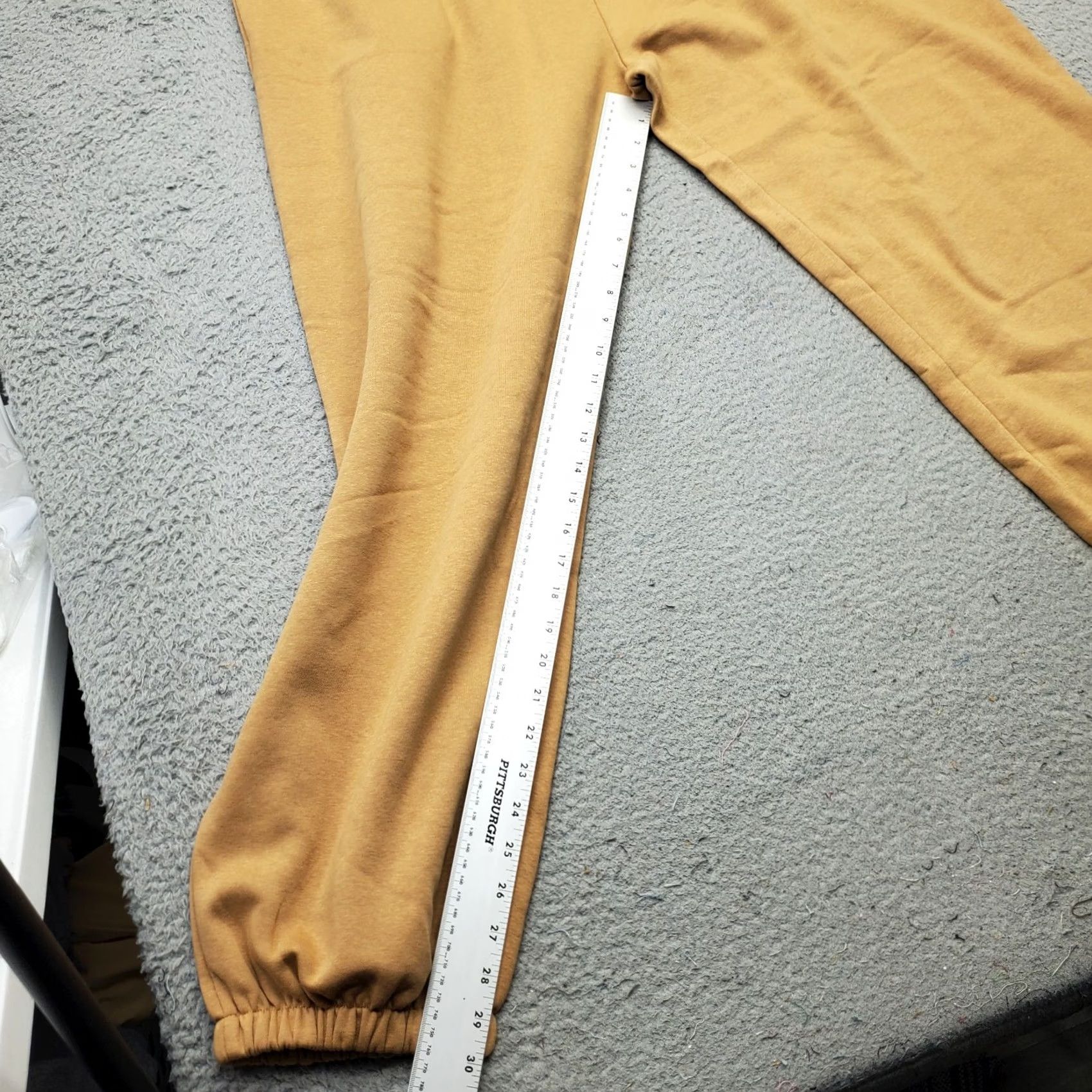 Vintage Threads Connect Jogger Pants Womens 3XL Tan Fleece Lined Drawstring Tapered Leg Size 40" / US 18 - 4 Thumbnail