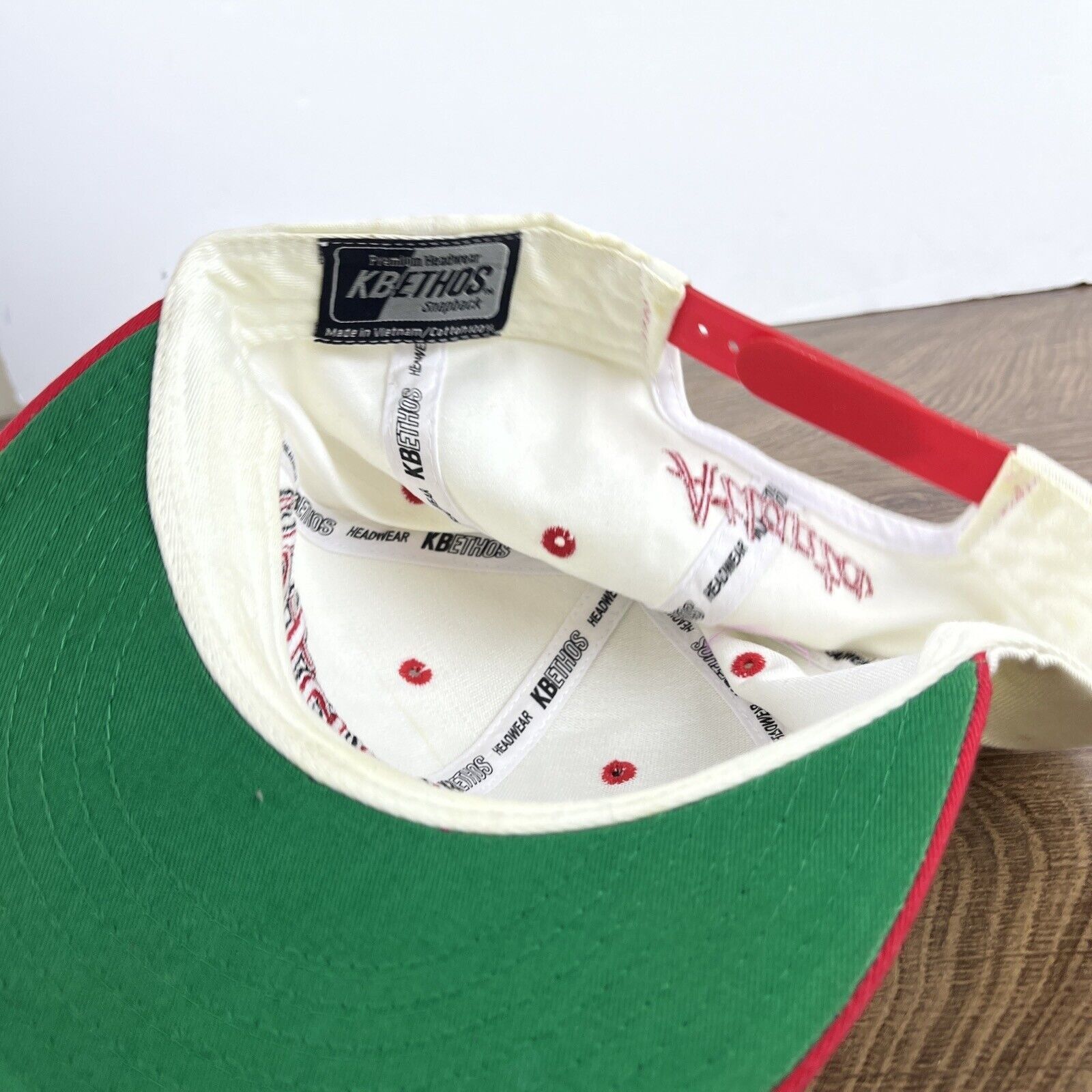 Other Atlanta Hat Atlanta White Hat Snapback Red Adjustable Hat Ad Size ONE SIZE - 12 Thumbnail