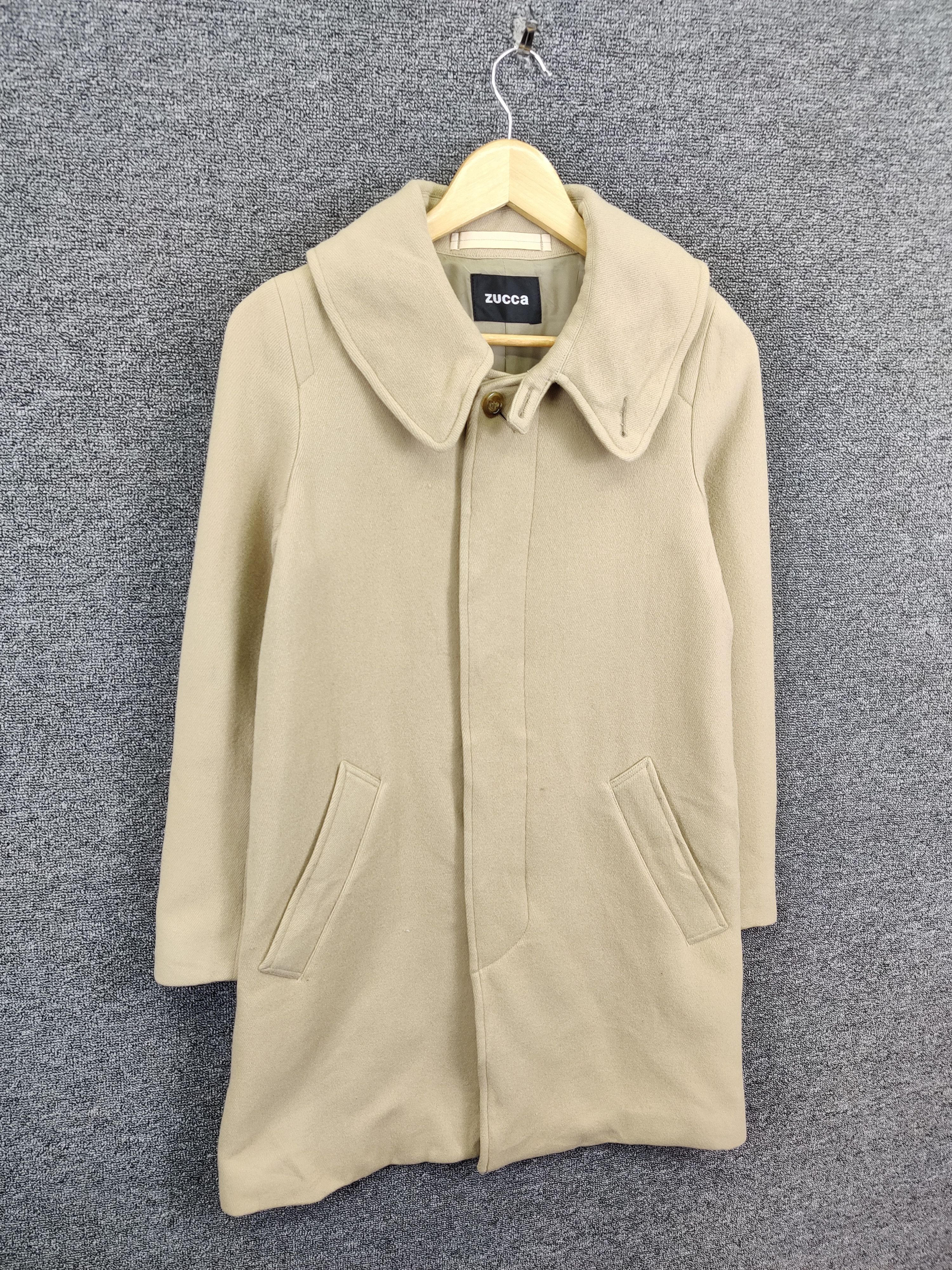 CABANE de ZUCCa Vintage Issey Miyake Zucca Wool Long Coat Size US S / EU 44-46 / 1 - 5 Thumbnail