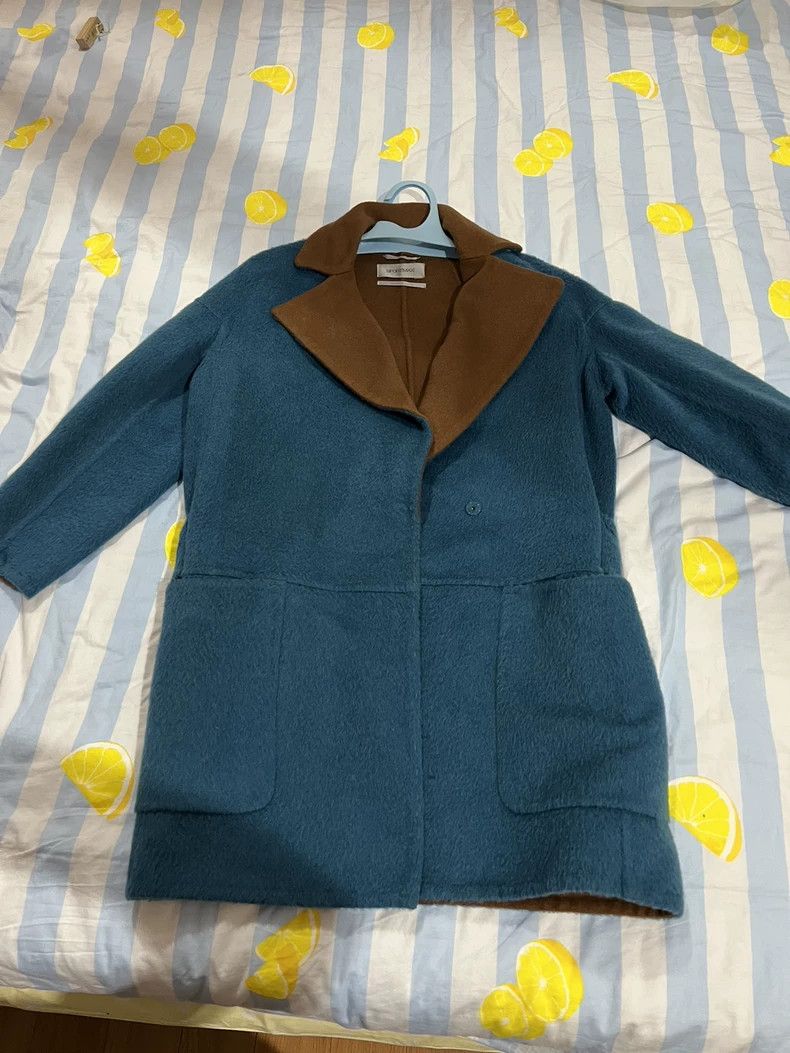 Max Mara Max Mara Color-block double-faced wool coat from sport Size XS / US 0-2 / IT 36-38 - 1 Thumbnail