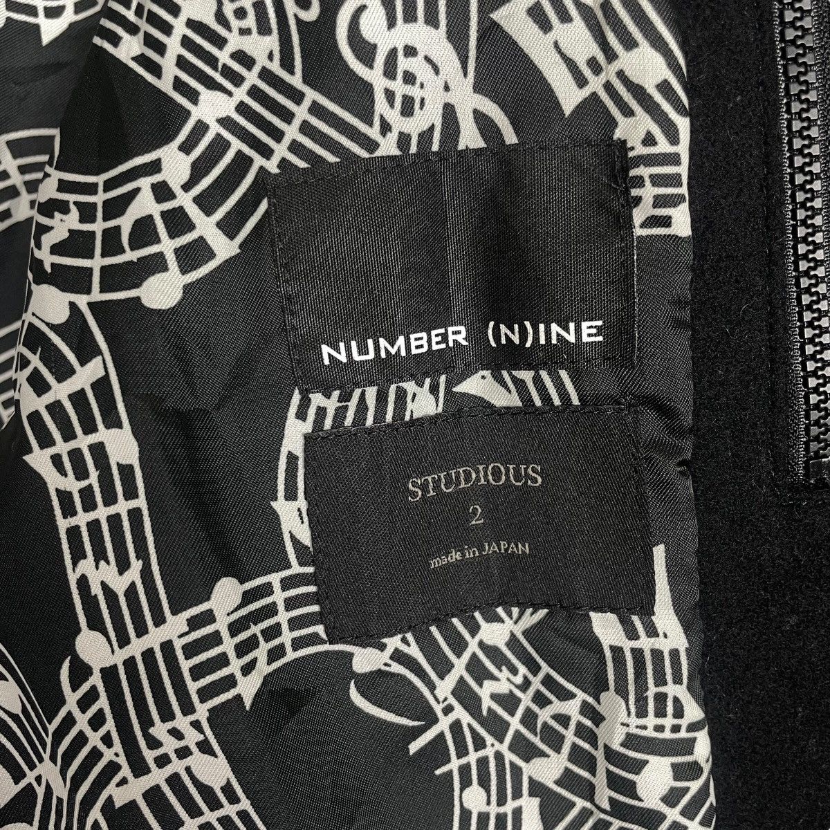 Number (N)ine Number (N)ine x Studios Musical Note Chester Coat Size US S / EU 44-46 / 1 - 9 Thumbnail