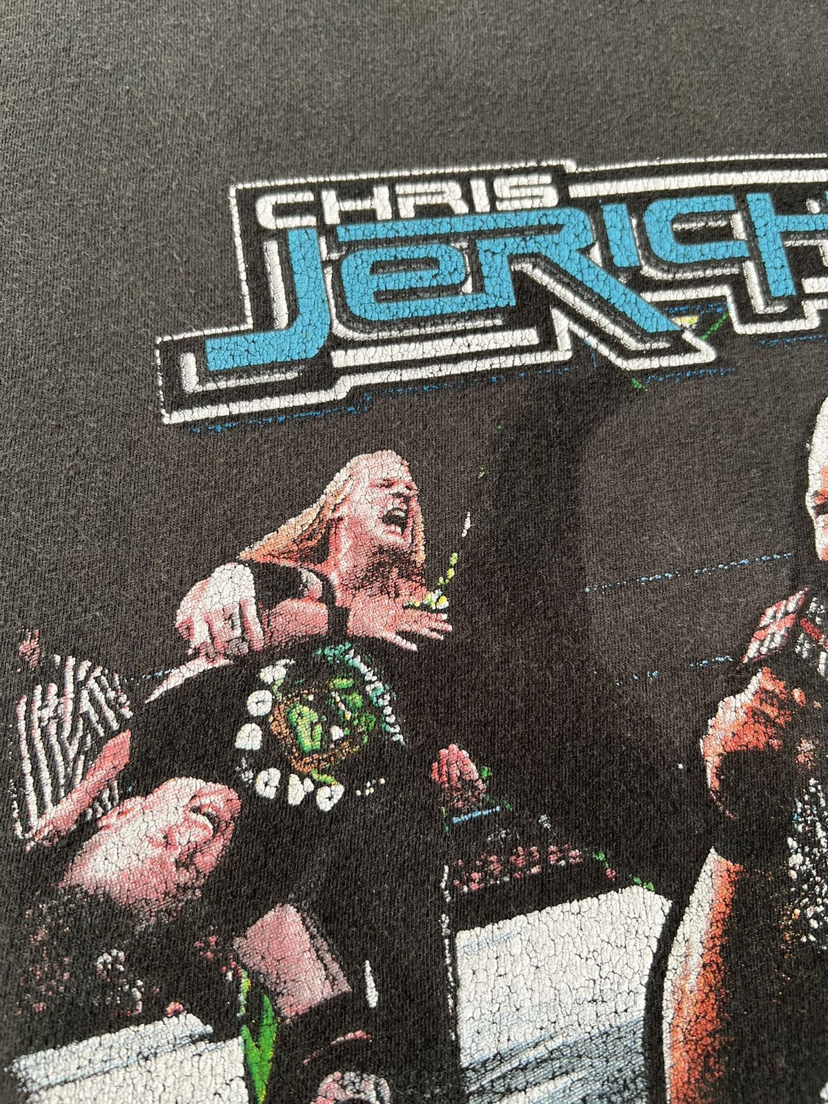 WWE Vintage 2000s Chris Jericho Y2J WWE Black T-shirt Size US S / EU 44-46 / 1 - 8 Thumbnail
