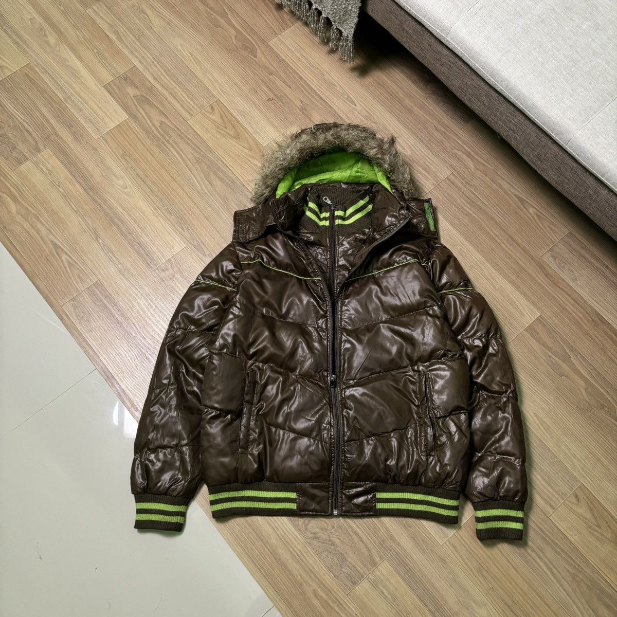 Hysteric Glamour × If Six Was Nine × Le Grande Bleu (L.G.B.) Work zapatear fur jacket down puffer ifsixwasnine lgb style Size US L / EU 52-54 / 3 - 2 Thumbnail