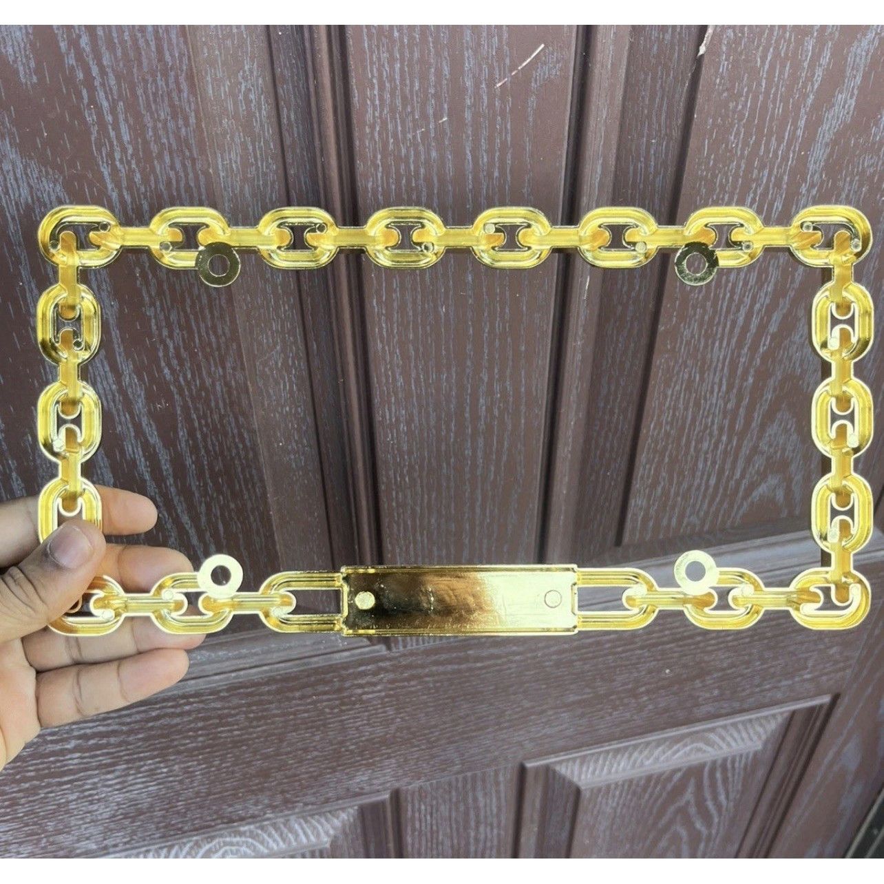 Supreme Supreme Gold Chain License Plate Frame FW18 Size ONE SIZE - 2 Thumbnail