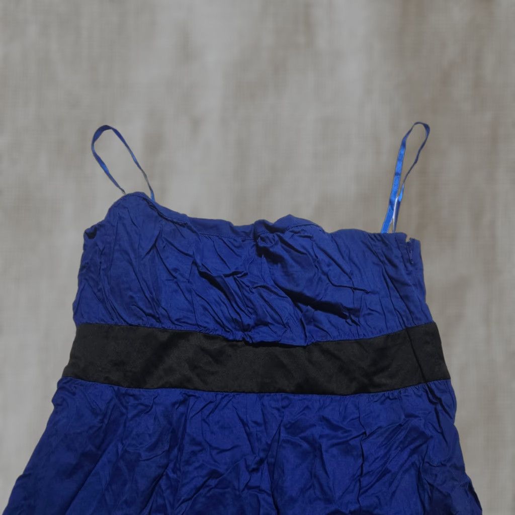 Gap Gap Dress Adult Womens Size 6 Blue Linen Blend A-Line Strapless Sleeveless Short Casual 6 Womens Blue Linen Blend Dress Size M / US 6-8 / IT 42-44 - 1 Thumbnail