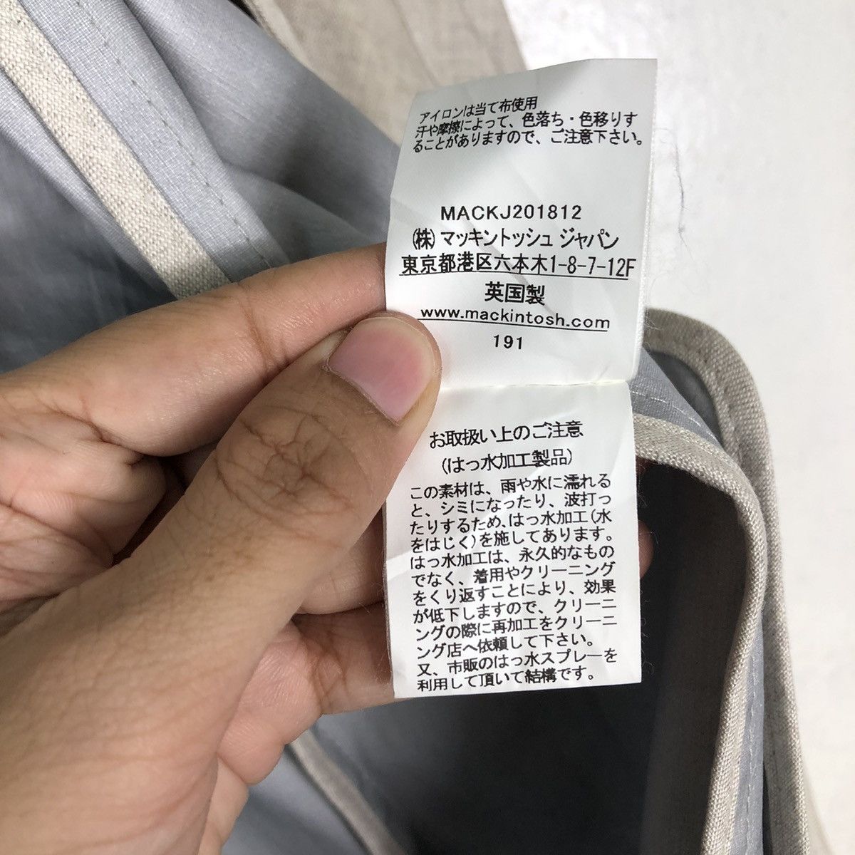 Mackintosh 🔥Rich Grey Long Jacket Fly Coats Jacket Mackintosh Made UK Size US M / EU 48-50 / 2 - 19 Thumbnail
