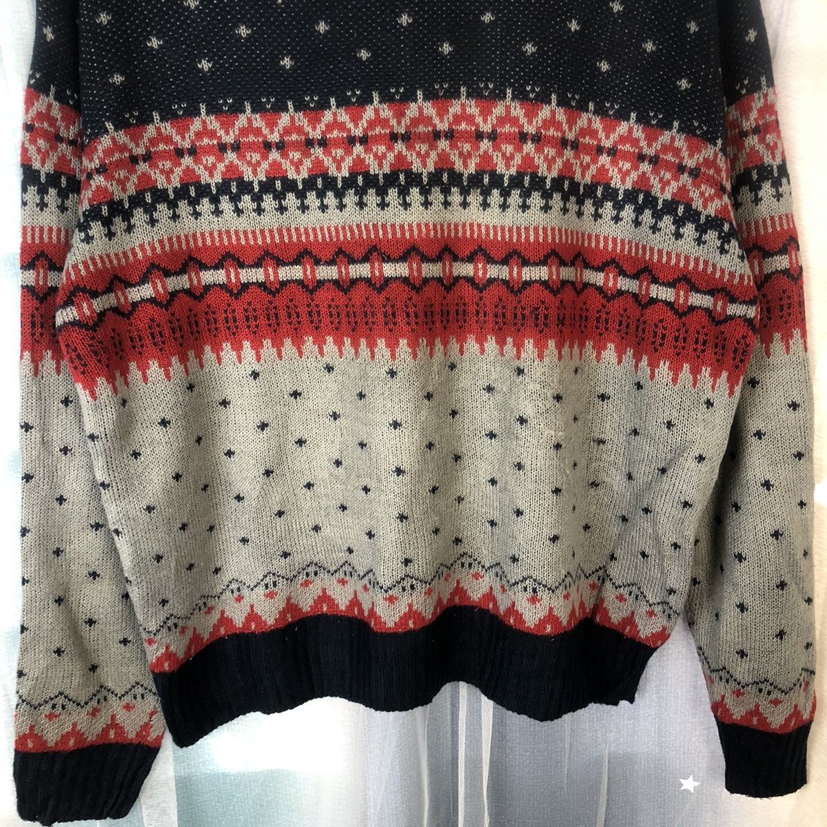 Homespun Knitwear × Japanese Brand Virgin Voyage art design Knitwear vintage #7410 Size M / US 6-8 / IT 42-44 - 6 Thumbnail