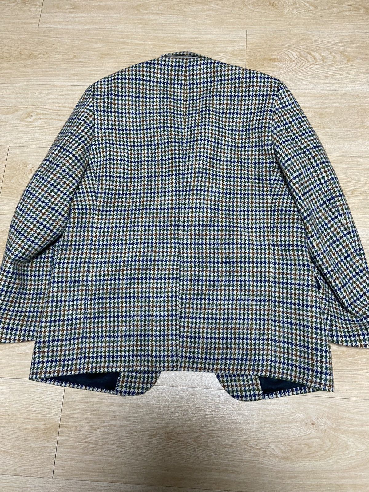 Raf Simons 46 Raf Simons multi color houndtooth blazer jacket Size 46R - 4 Thumbnail
