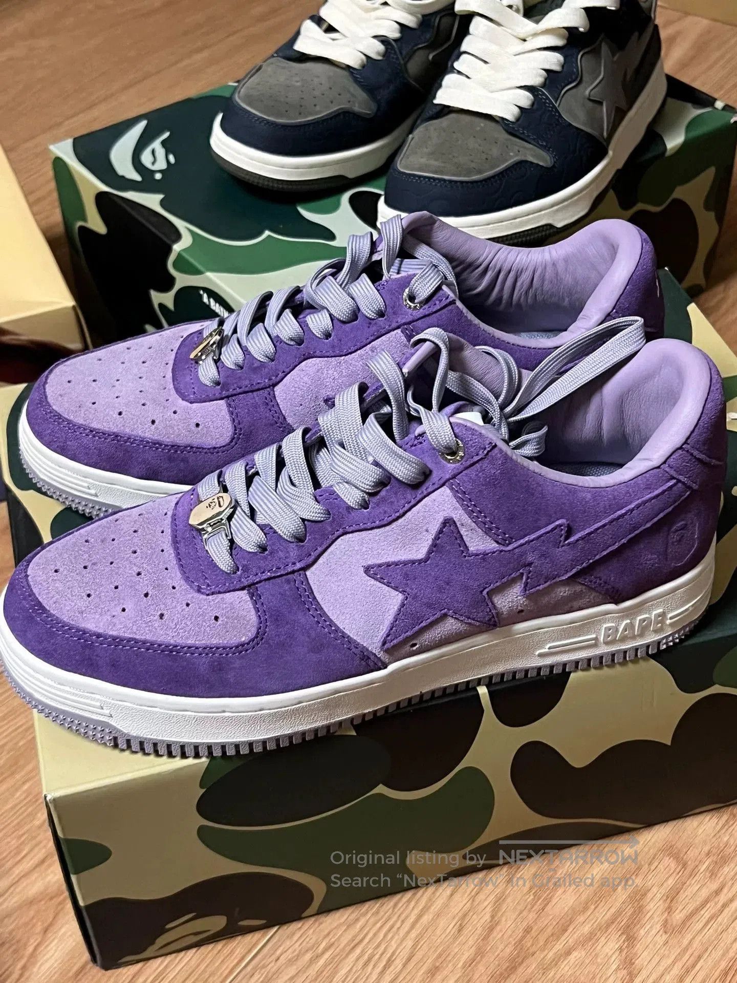 Bape BAPE A Bathing Ape STA Low Top Sneakers. Size US 8 / EU 41 - 2 Thumbnail